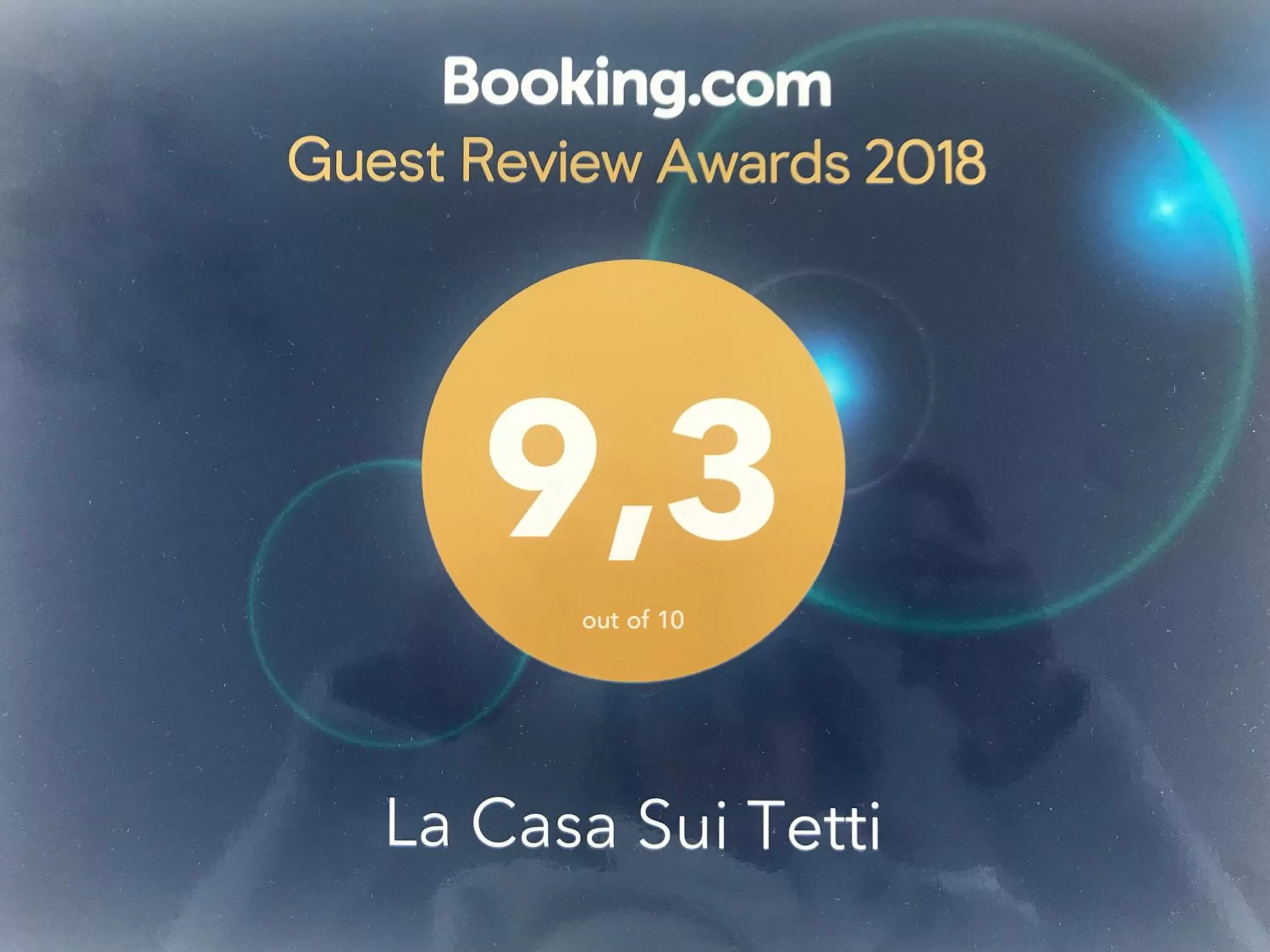 Certificate/Award in La Casa sui Tetti