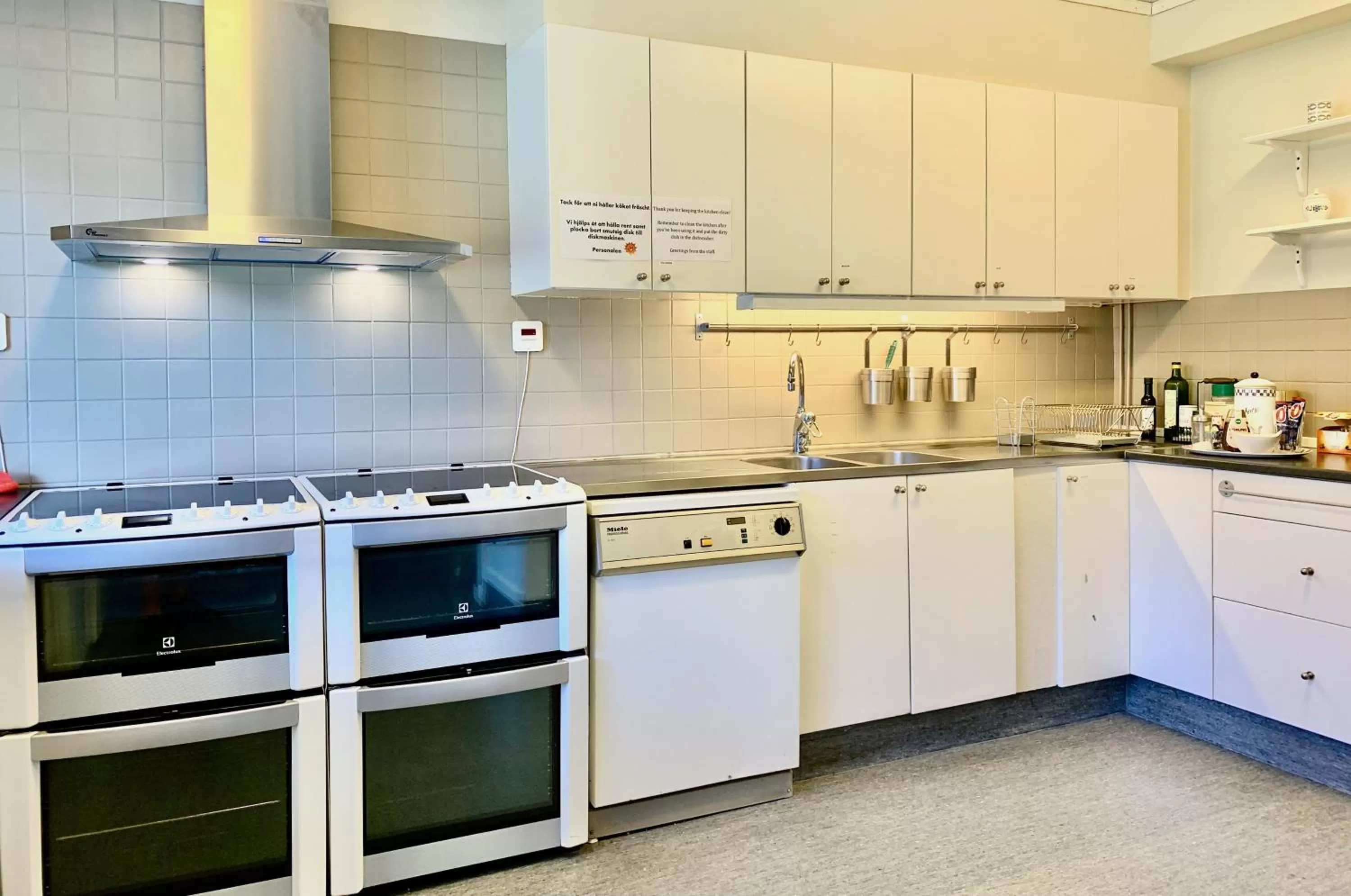 Kitchen or kitchenette in Tornedalens B&B