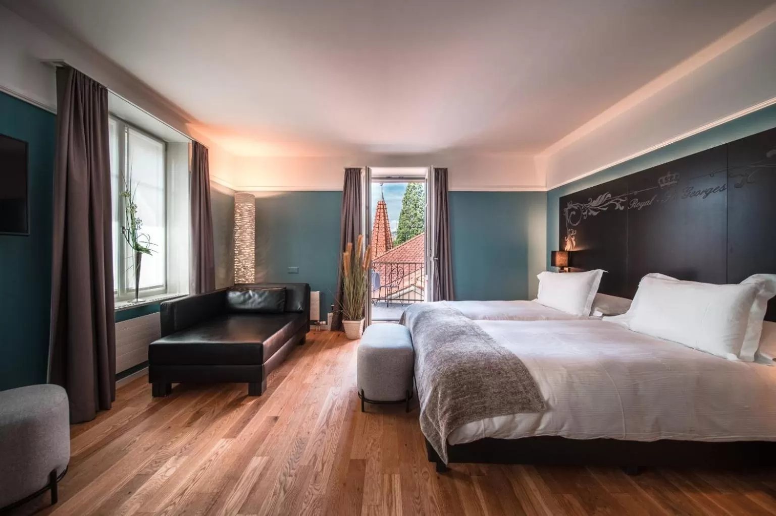 Bedroom, Bed in Royal St. Georges Hotel Interlaken - MGallery Collection