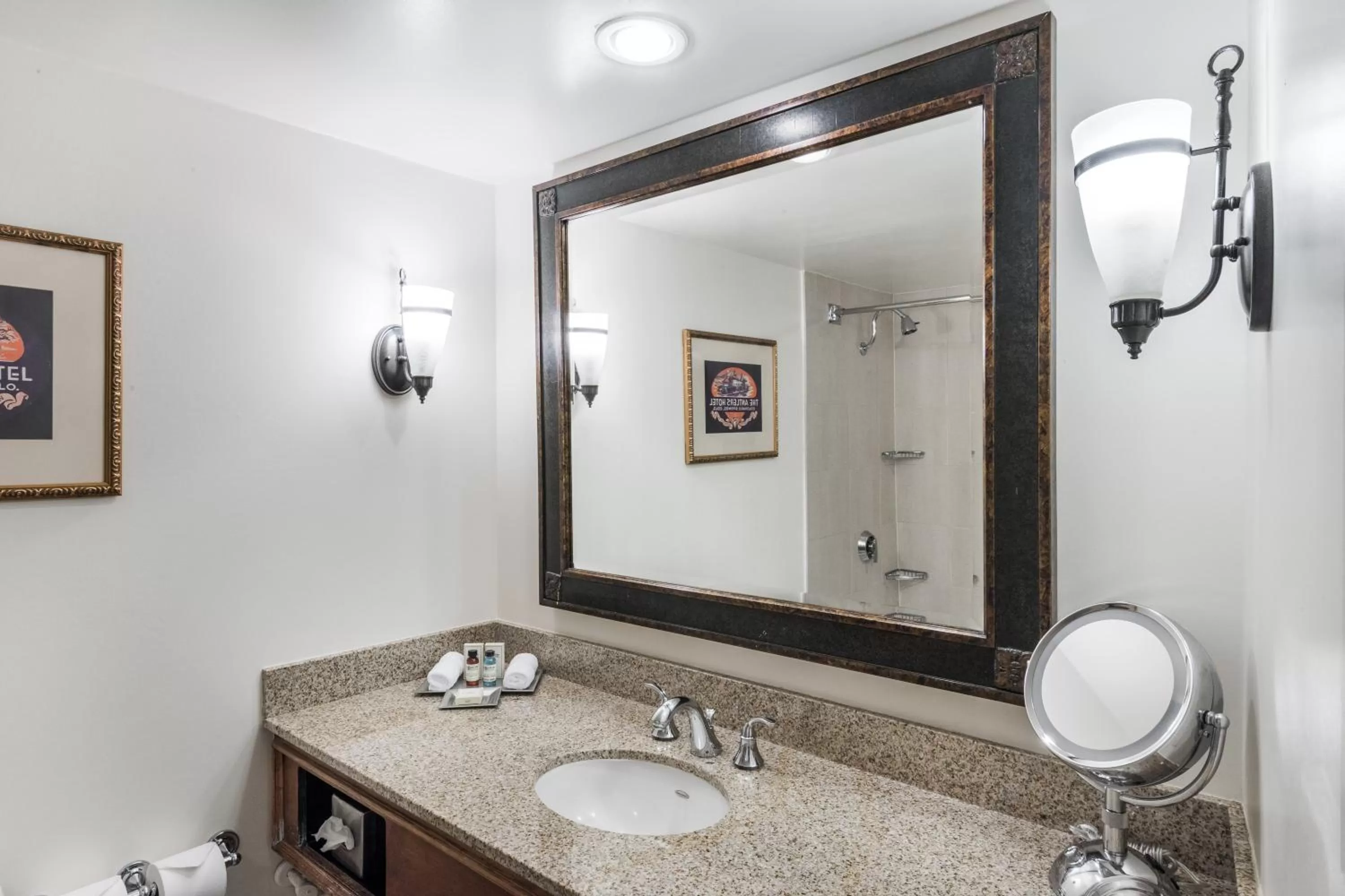 Bathroom in The Antlers, a Wyndham Hotel