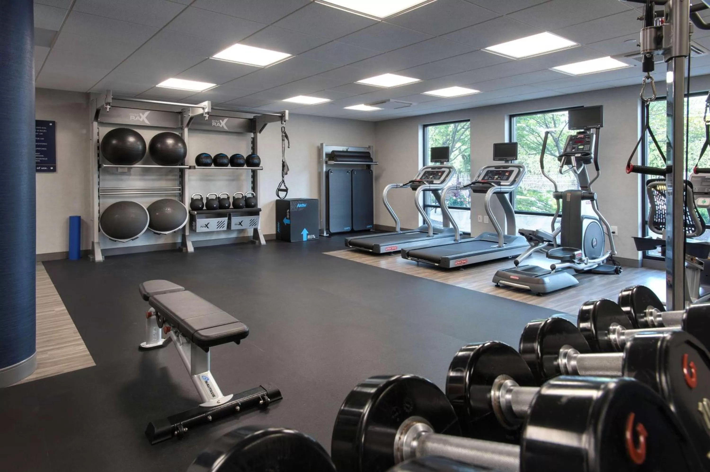 Fitness centre/facilities in Hampton Inn Middletown