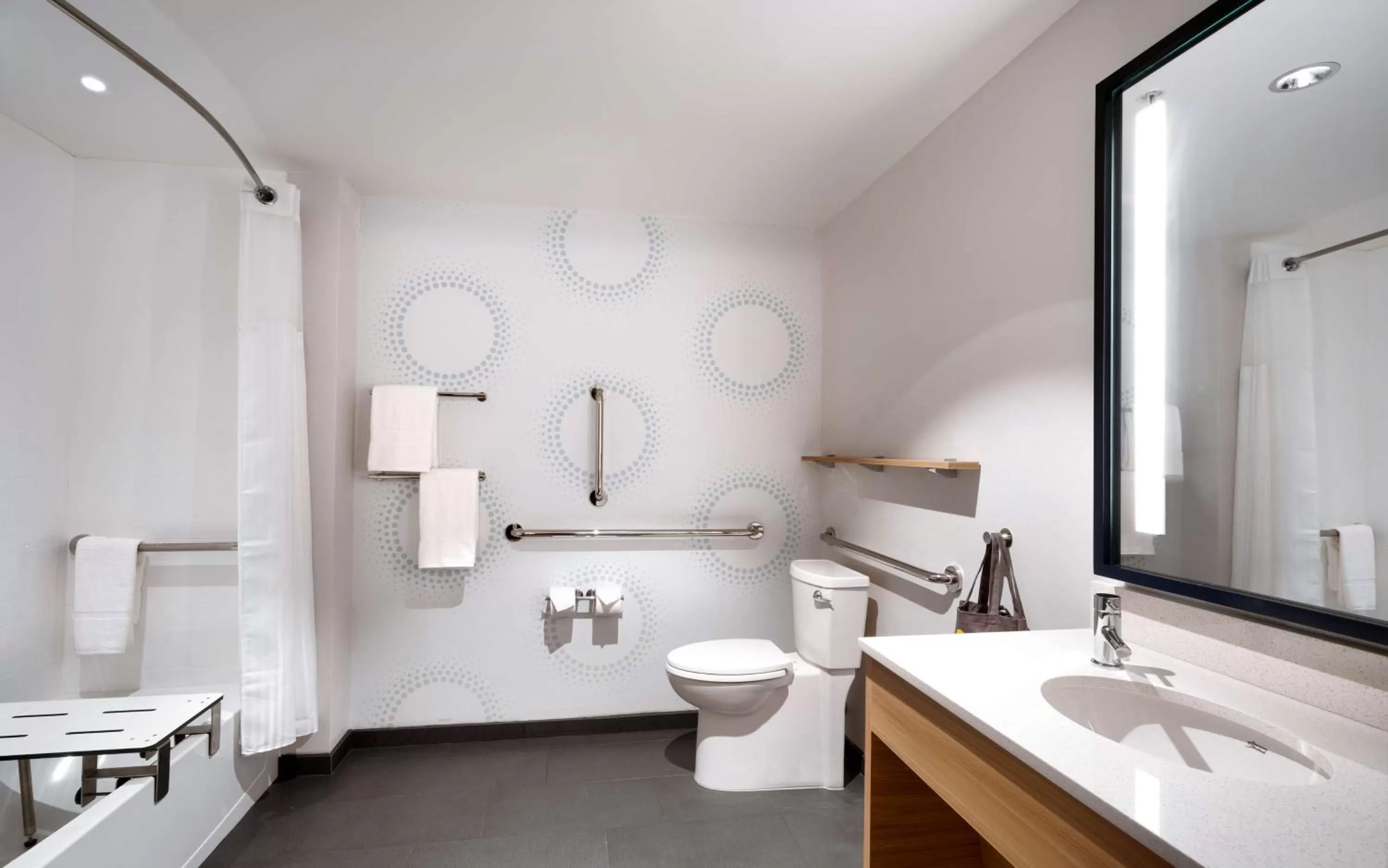 Bathroom, Bed in Tru By Hilton Clearfield Hill Air Force Base, Ut