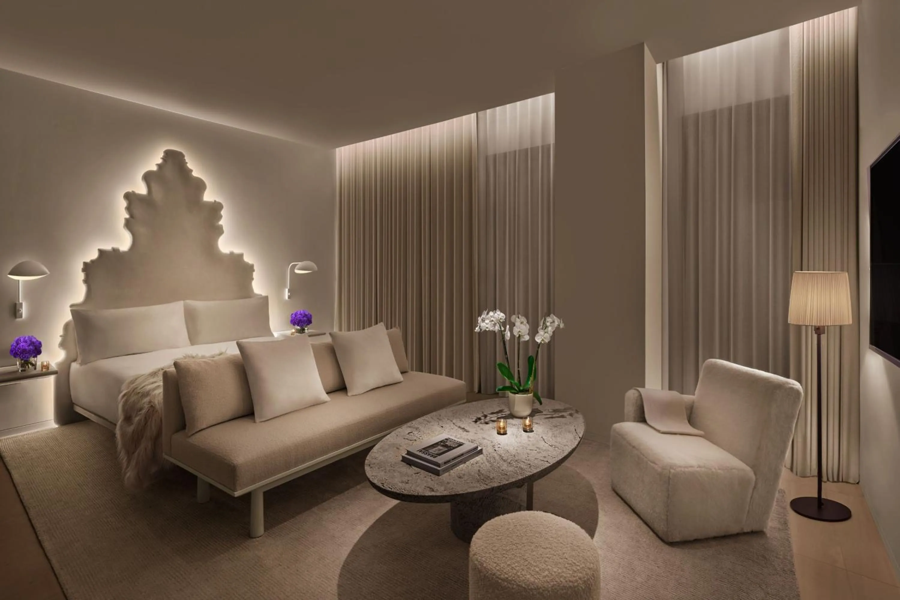 Photo of the whole room in The Madrid EDITION