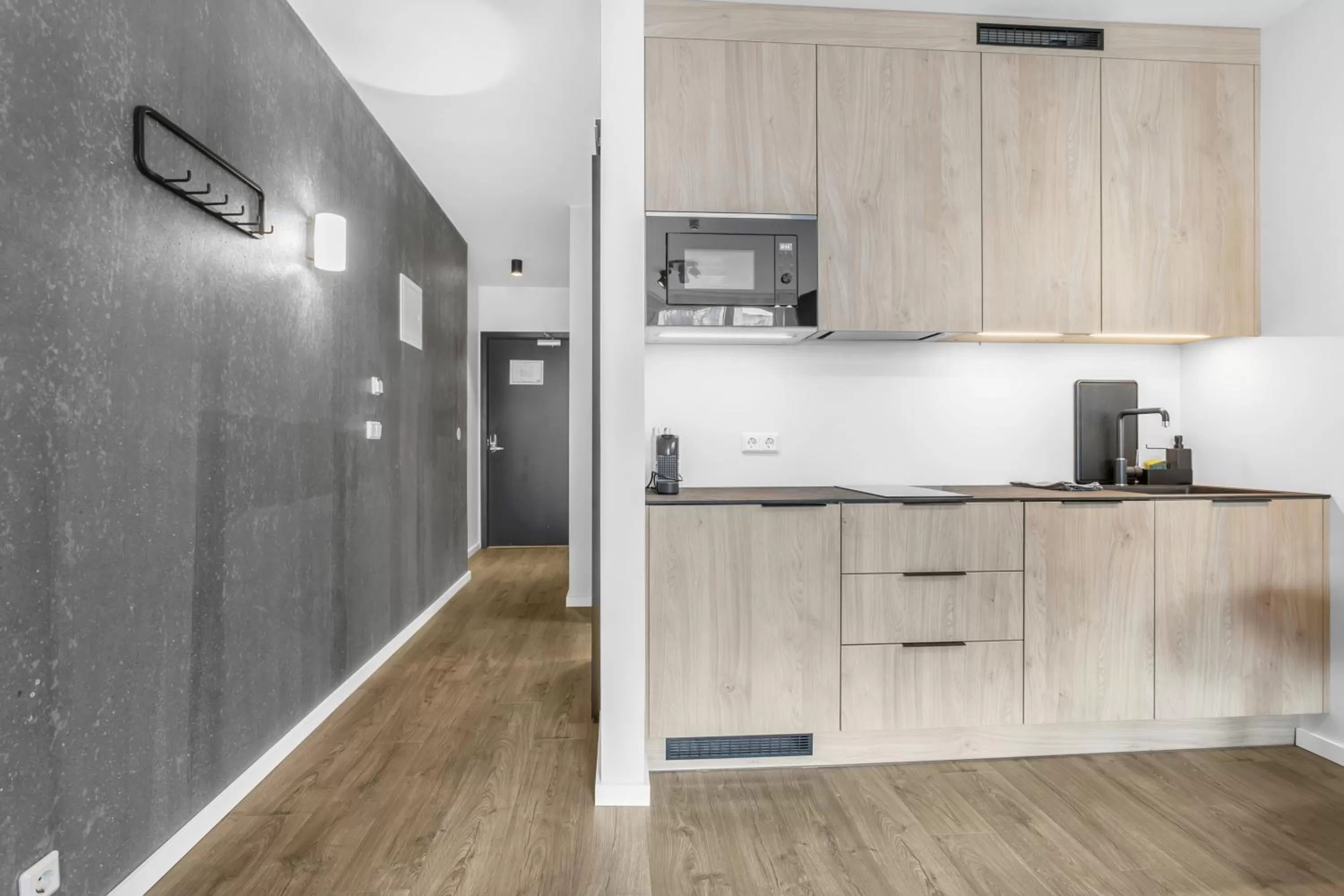 Kitchen or kitchenette in Hotel Vera