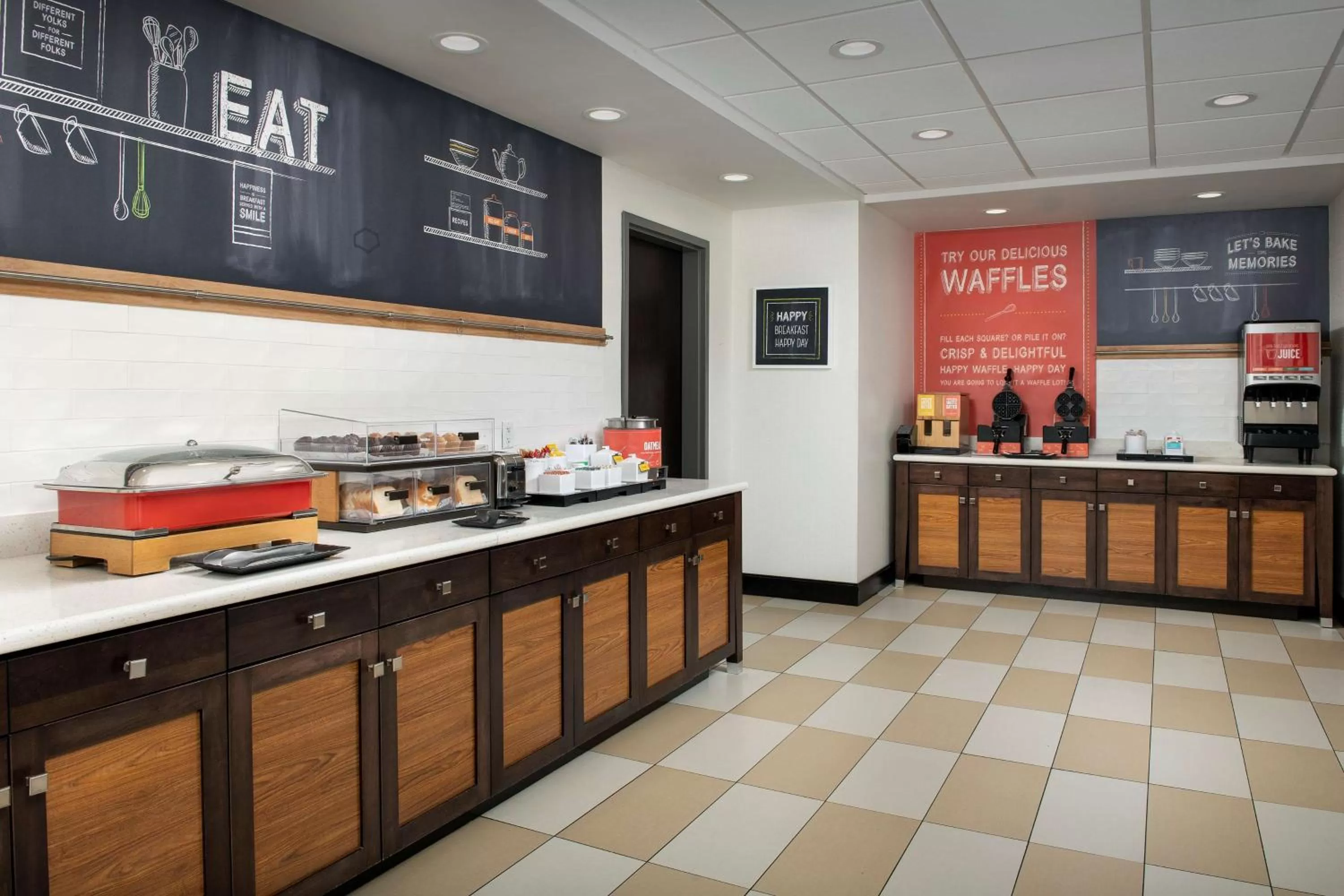 Breakfast in Hampton Inn Knoxville Clinton I-75