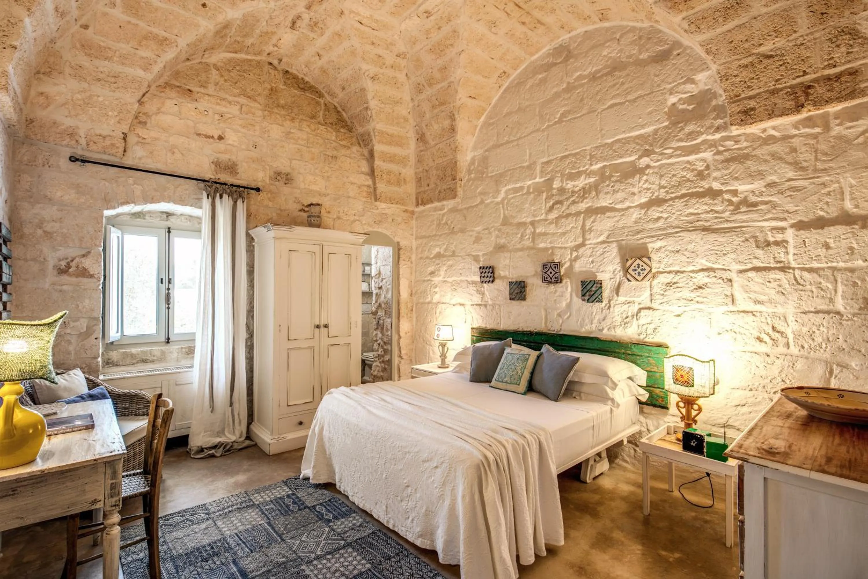 Bed in Masseria Cervarolo