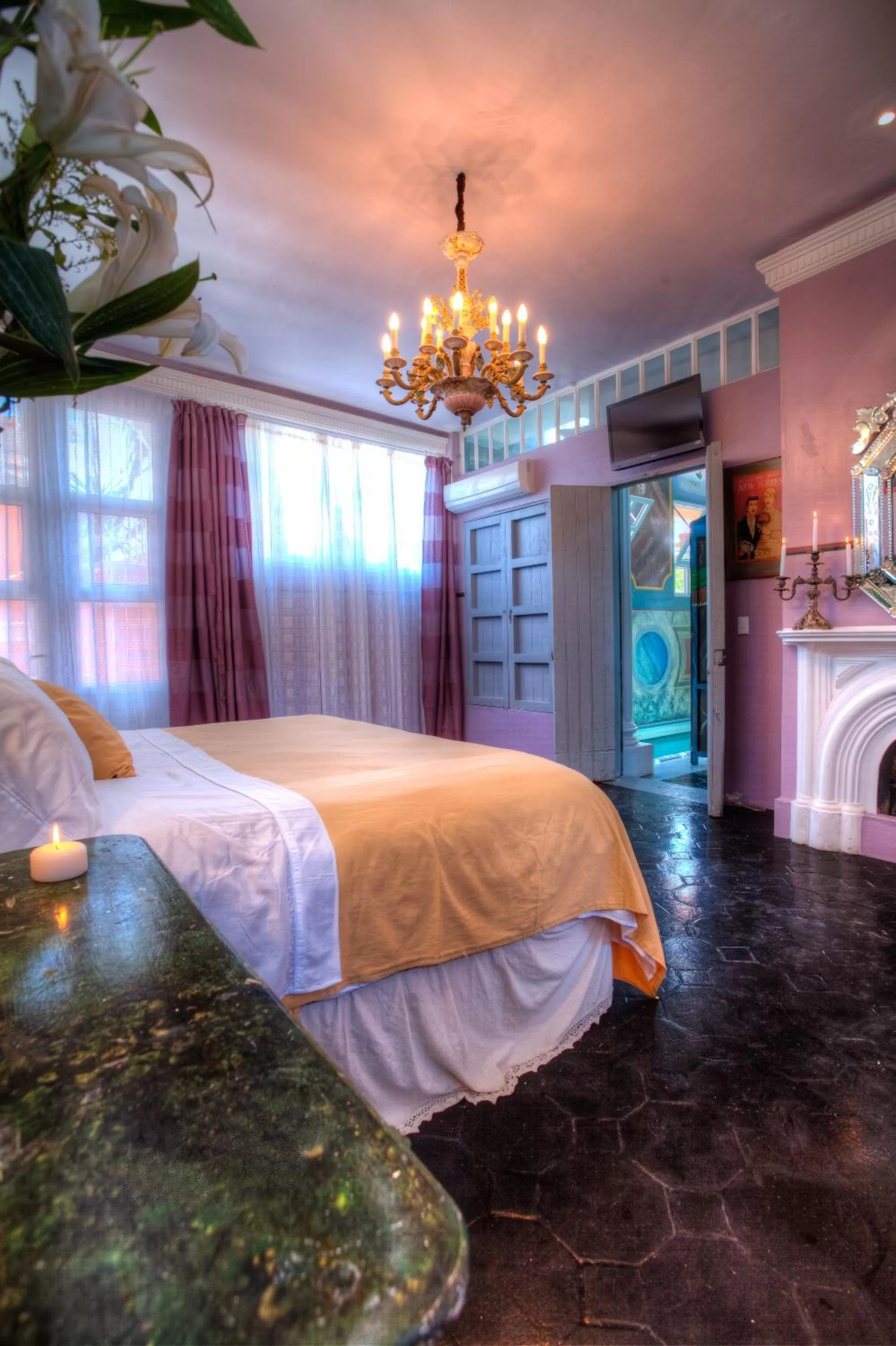 King Room with Sea View in Hotel Boutique Rivera Del Rio