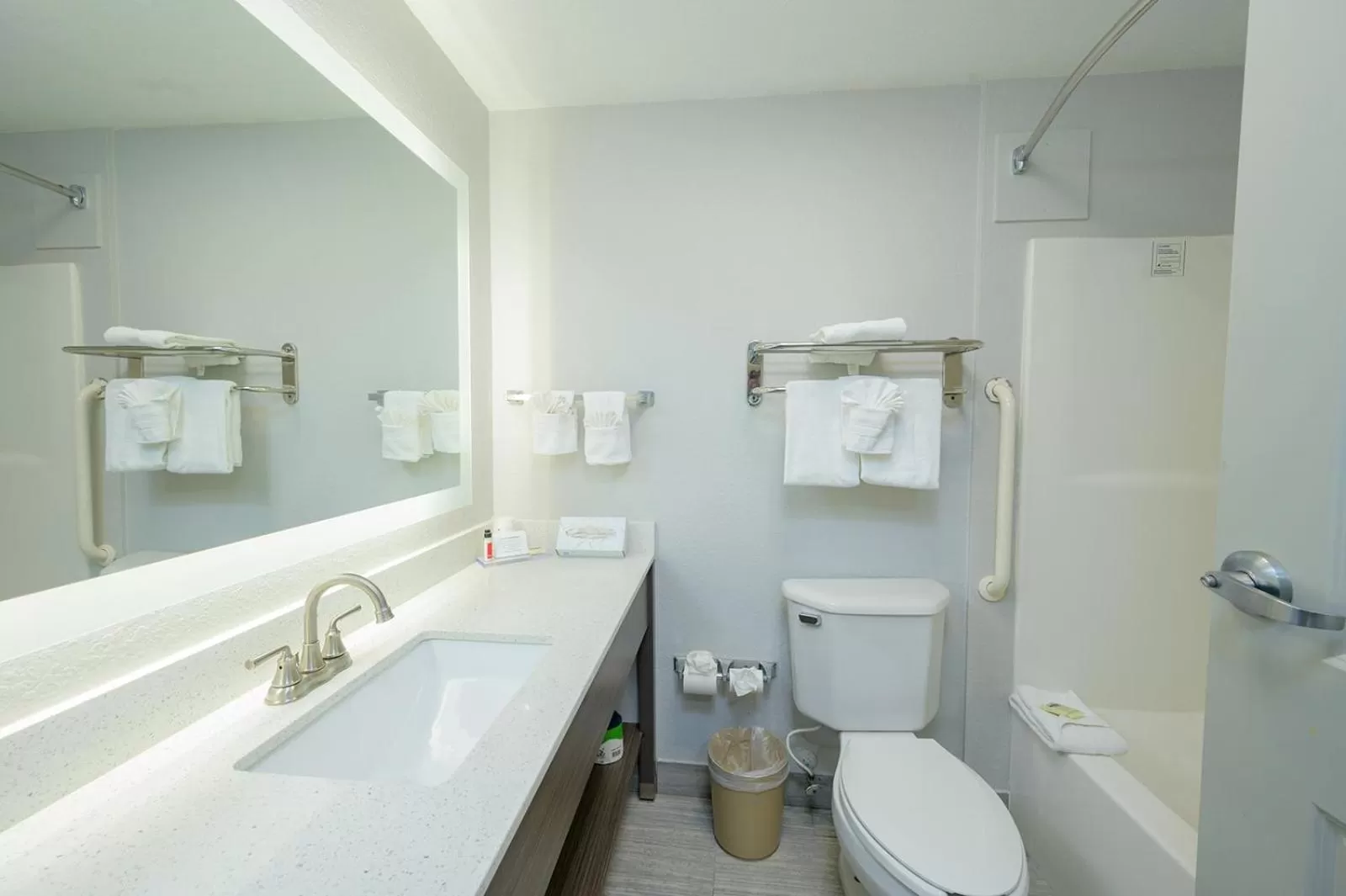 Bathroom in Hawthorn Extended Stay by Wyndham Panama City Beach