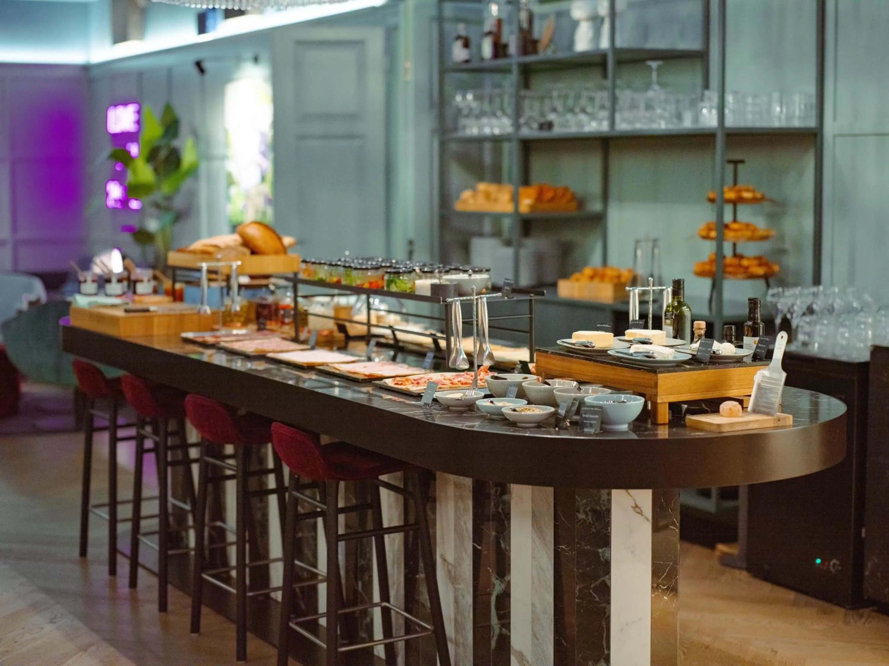 Breakfast in Falkensteiner Boutique Hotel Prague