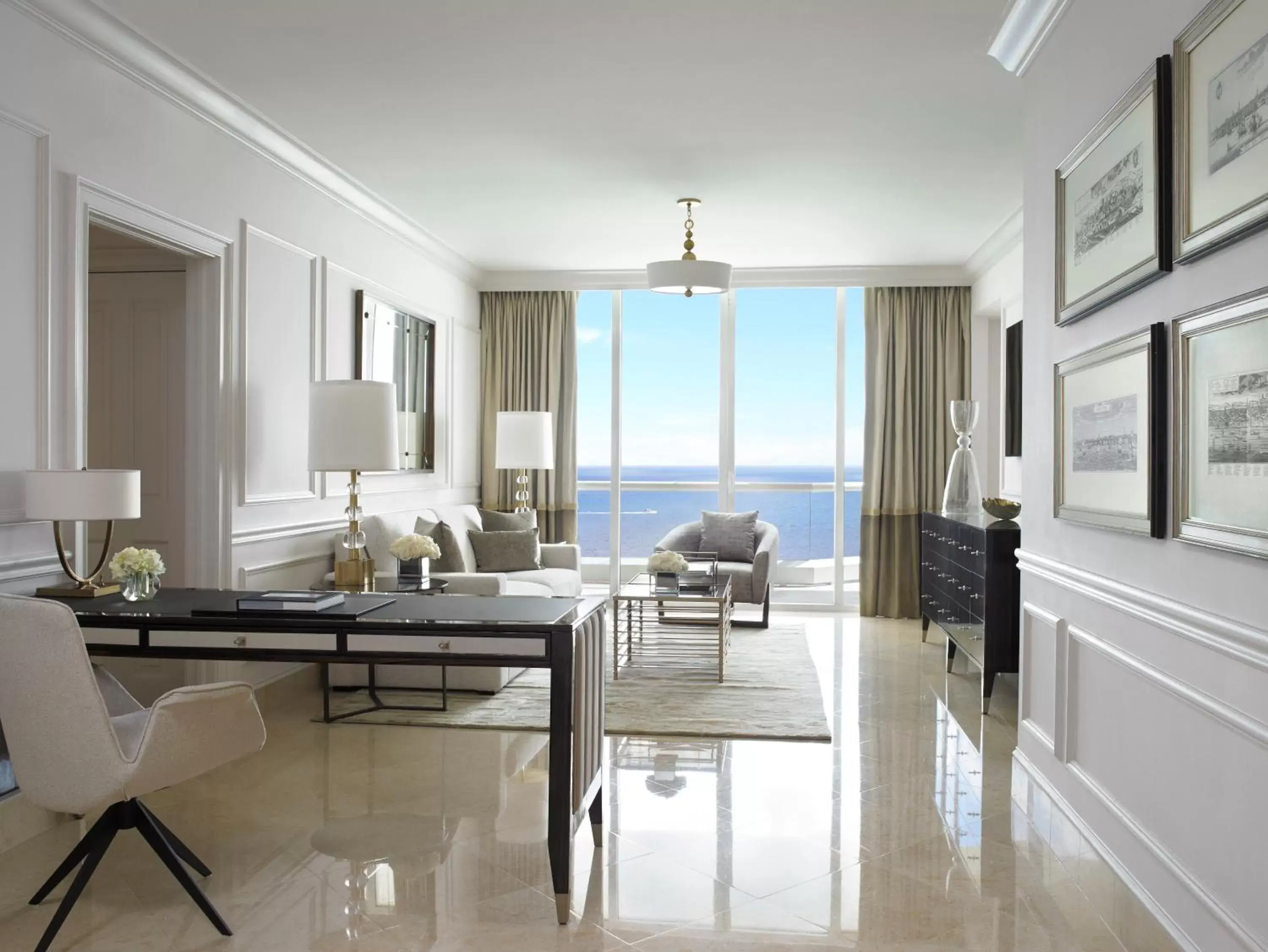 Deluxe Two-Bedroom King Suite - Oceanfront - No Resort Fee in Acqualina Resort and Residences Deluxe Two-Bedroom King Suite - Oceanfront - No Resort Fee in Acqualina Resort and Residences