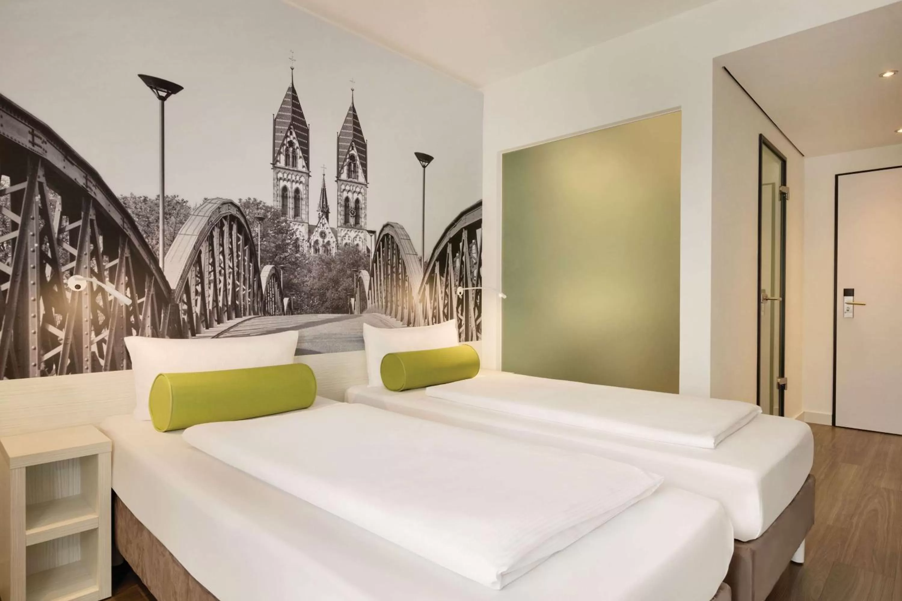 Standard Double Room - 2 Adjoining Rooms in Super 8 by Wyndham Mainz Zollhafen