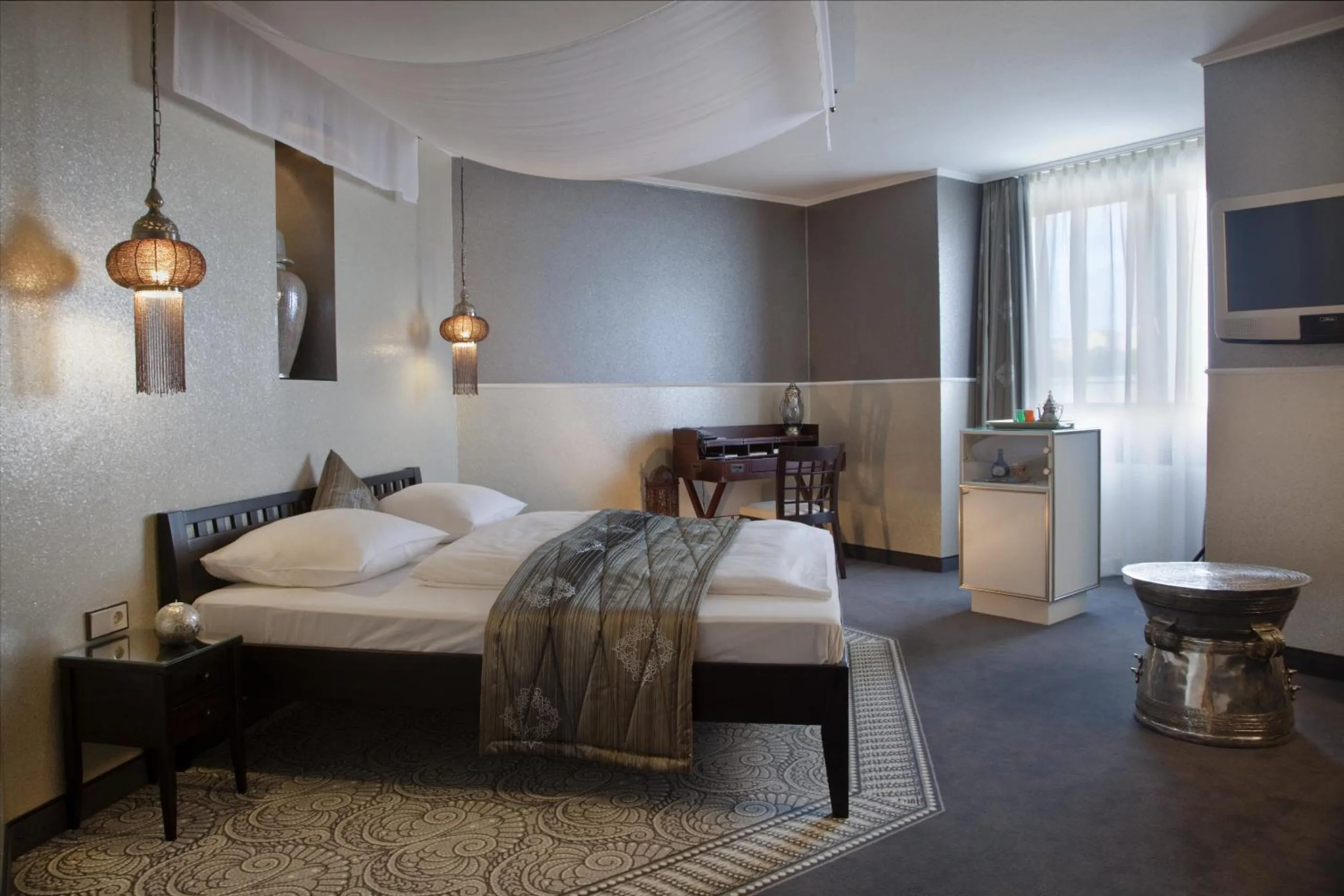 Bed in Ringhotel Reubel