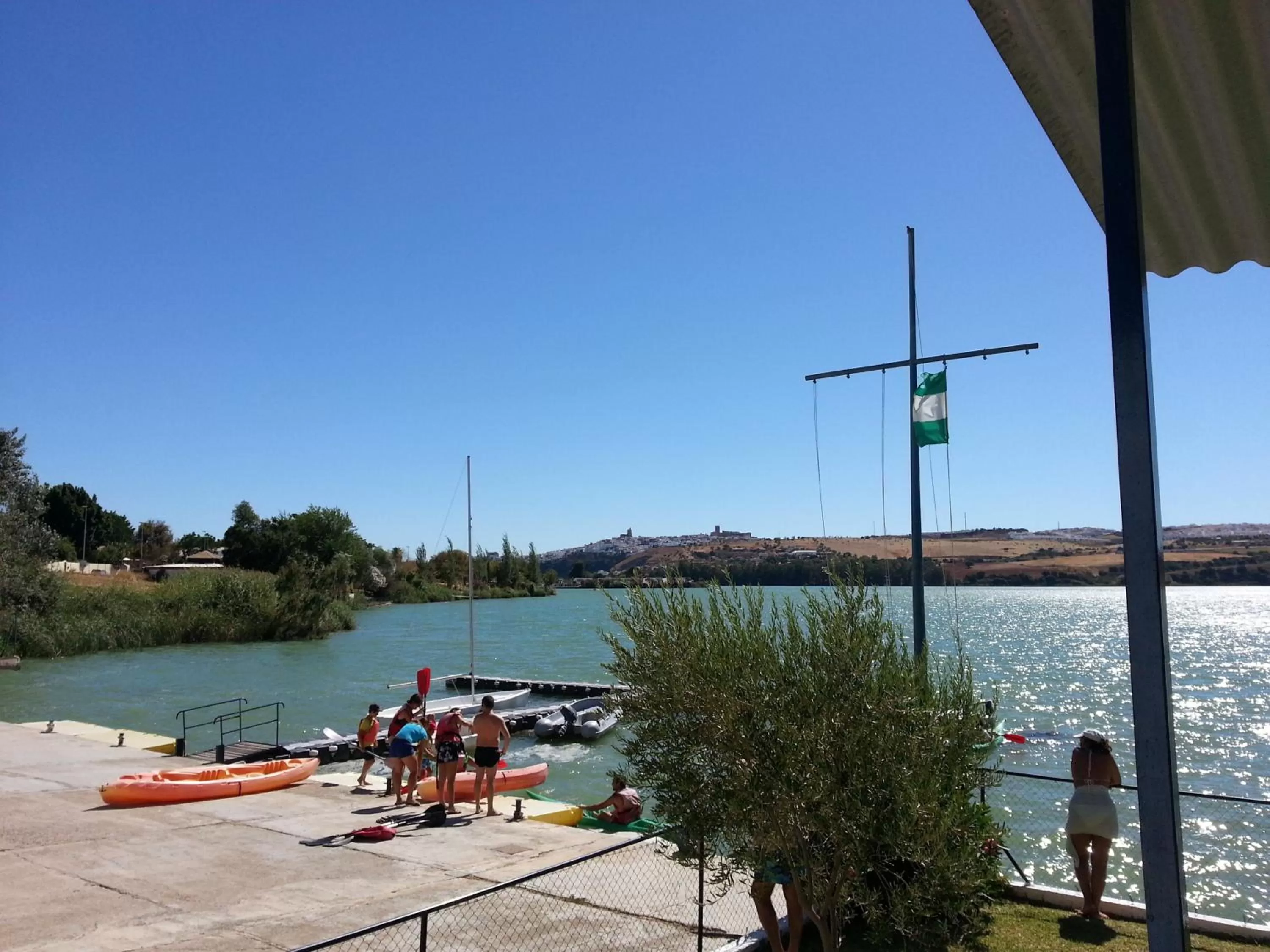 Canoeing in Hacienda El Santiscal