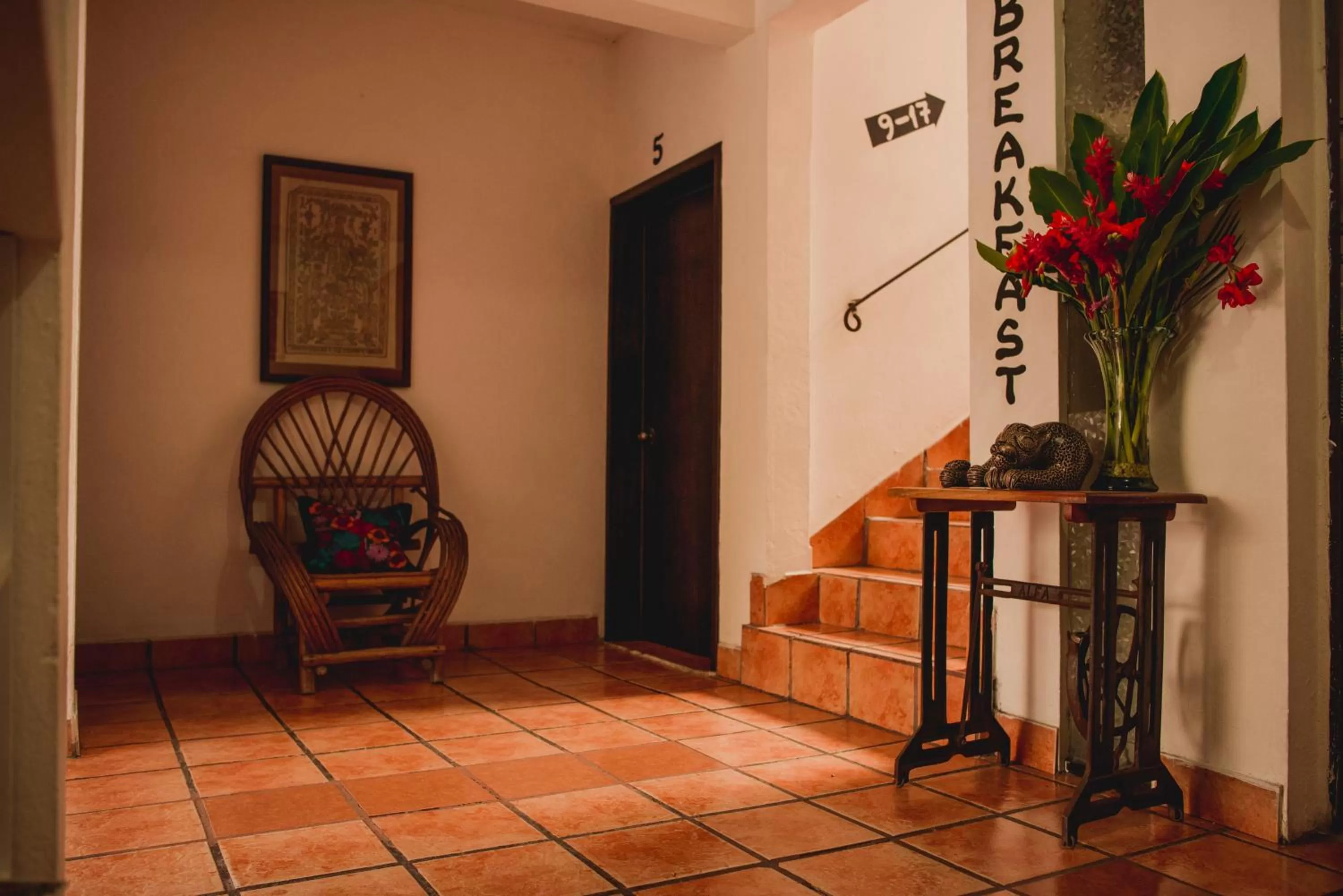 Facade/entrance in Posada Kin