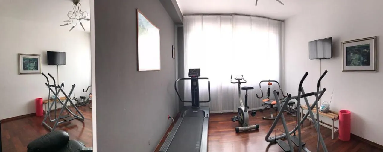 Fitness centre/facilities in Hotel Santin