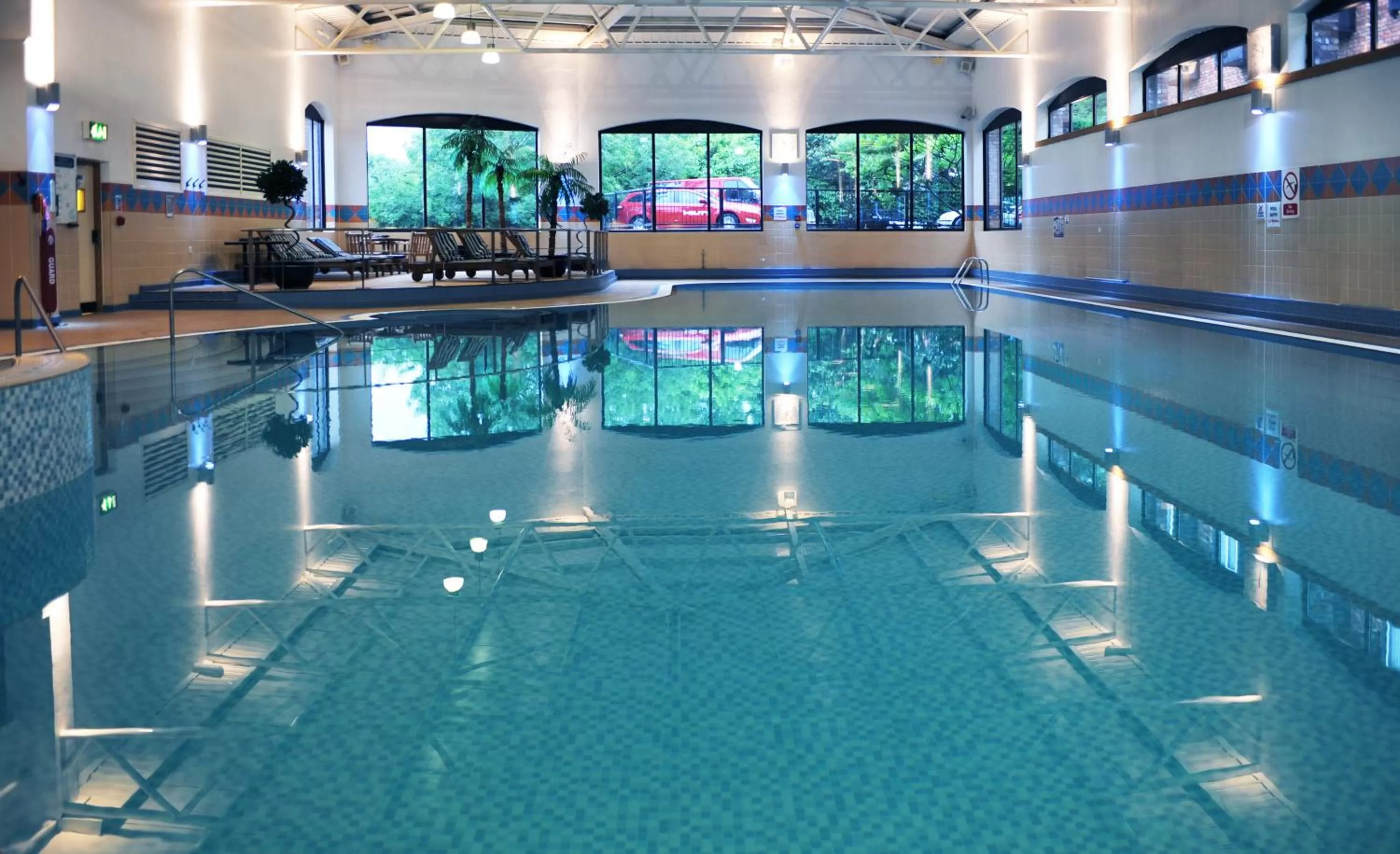 Swimming pool in Village Hotel Manchester Hyde