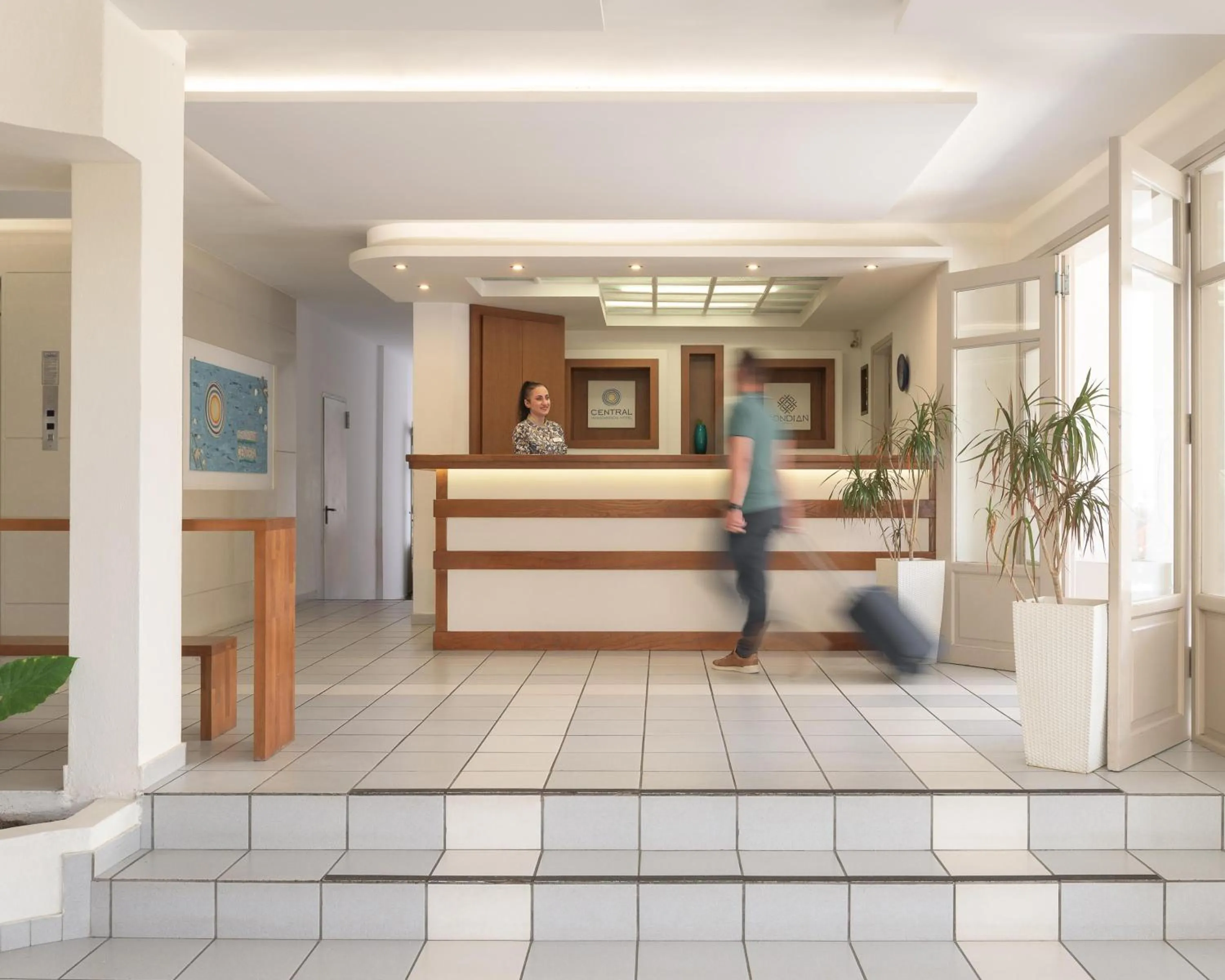 Lobby or reception in Central Hersonissos Hotel