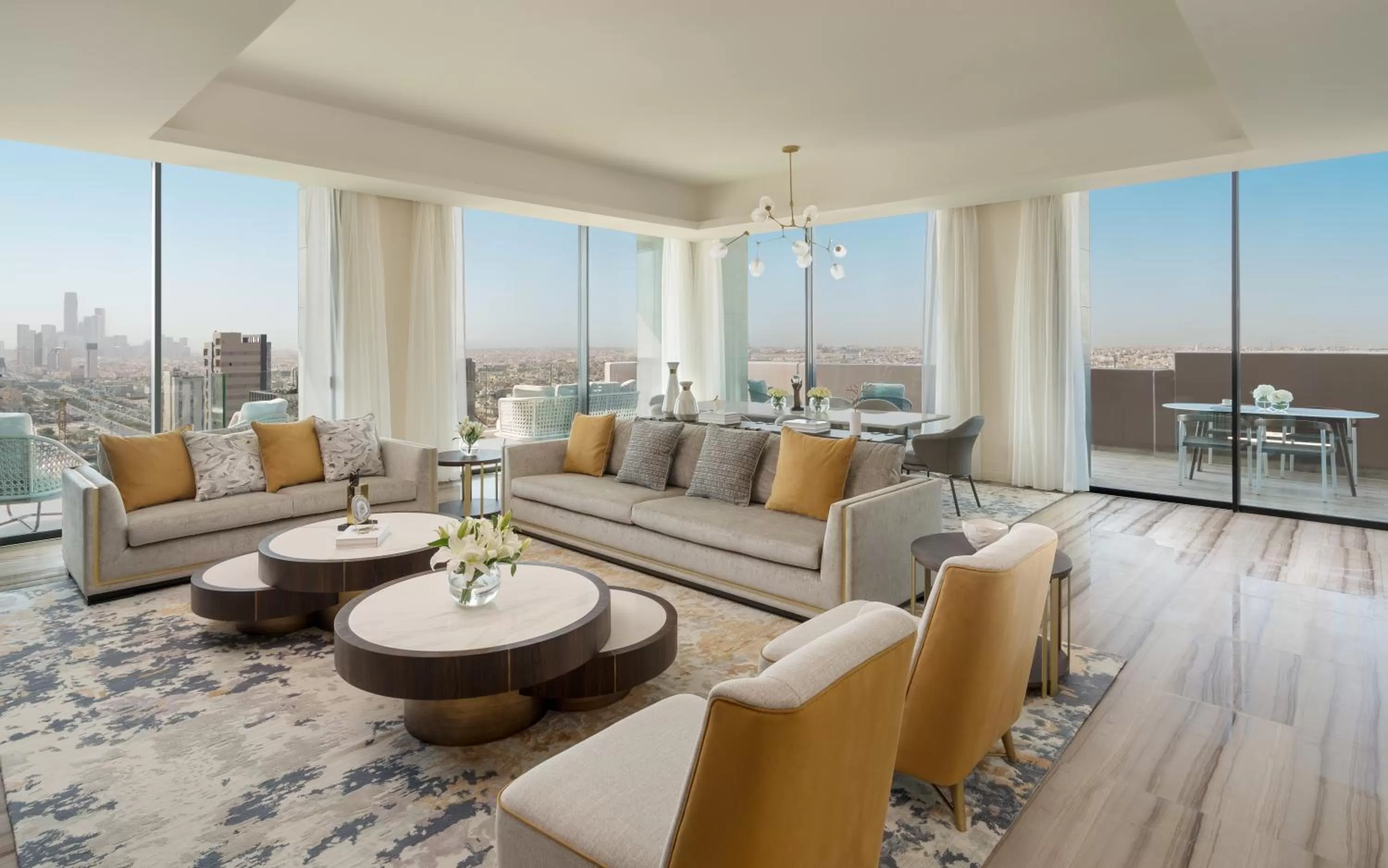 Living room in Fairmont Ramla Riyadh