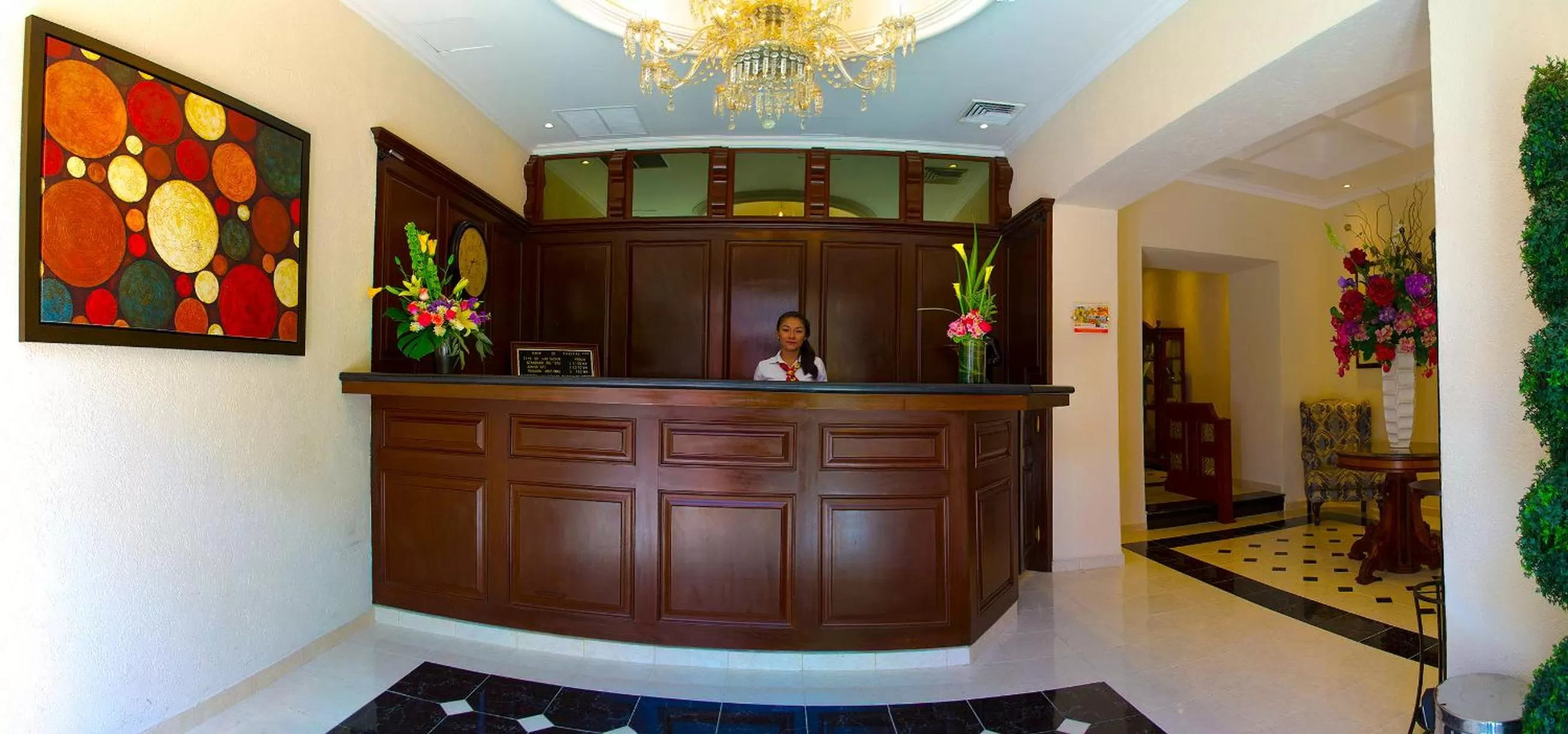 Lobby or reception in Hotel Plaza Colonial