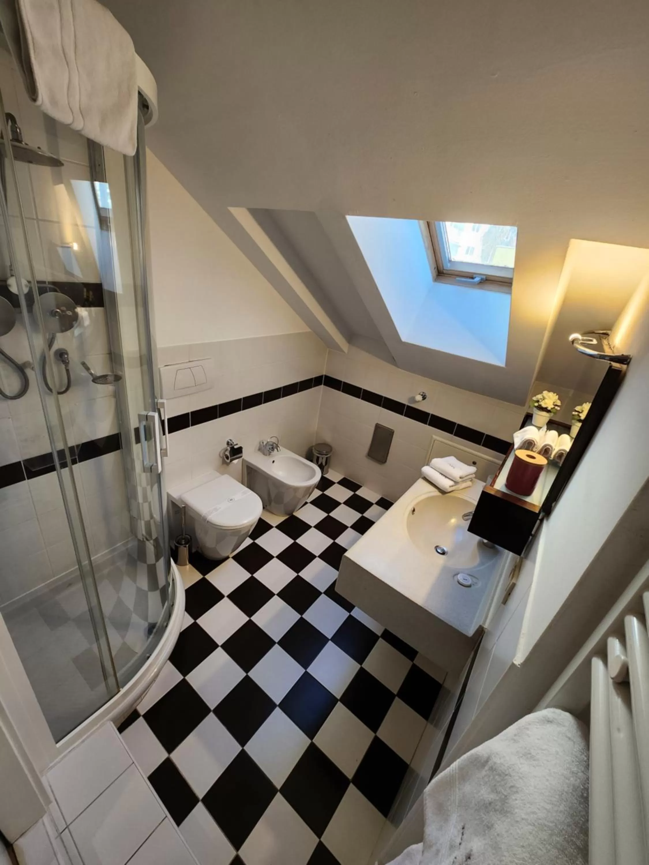 Shower, Bed in Hotel Millennium