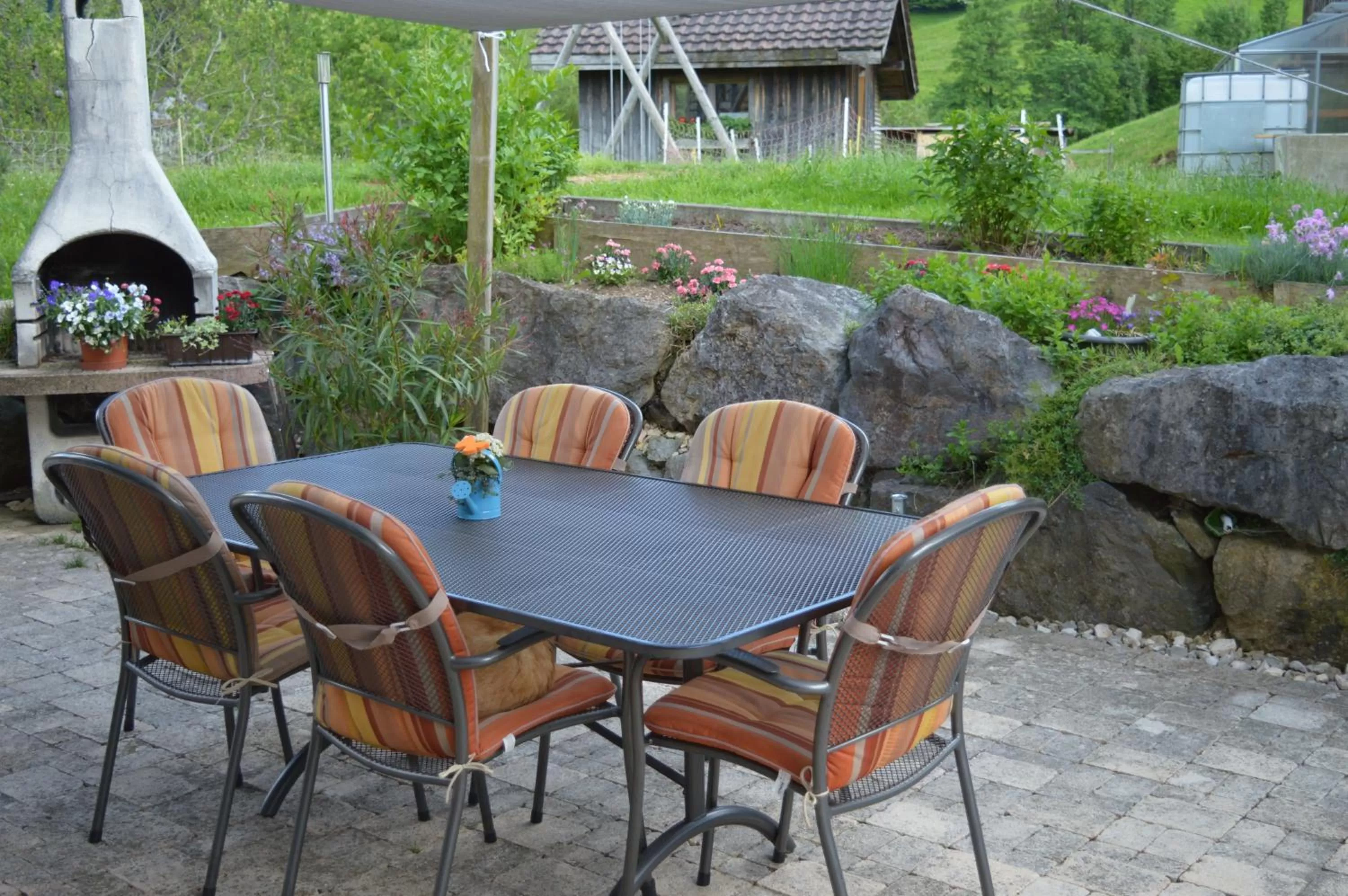Patio in BnB-Blomberg