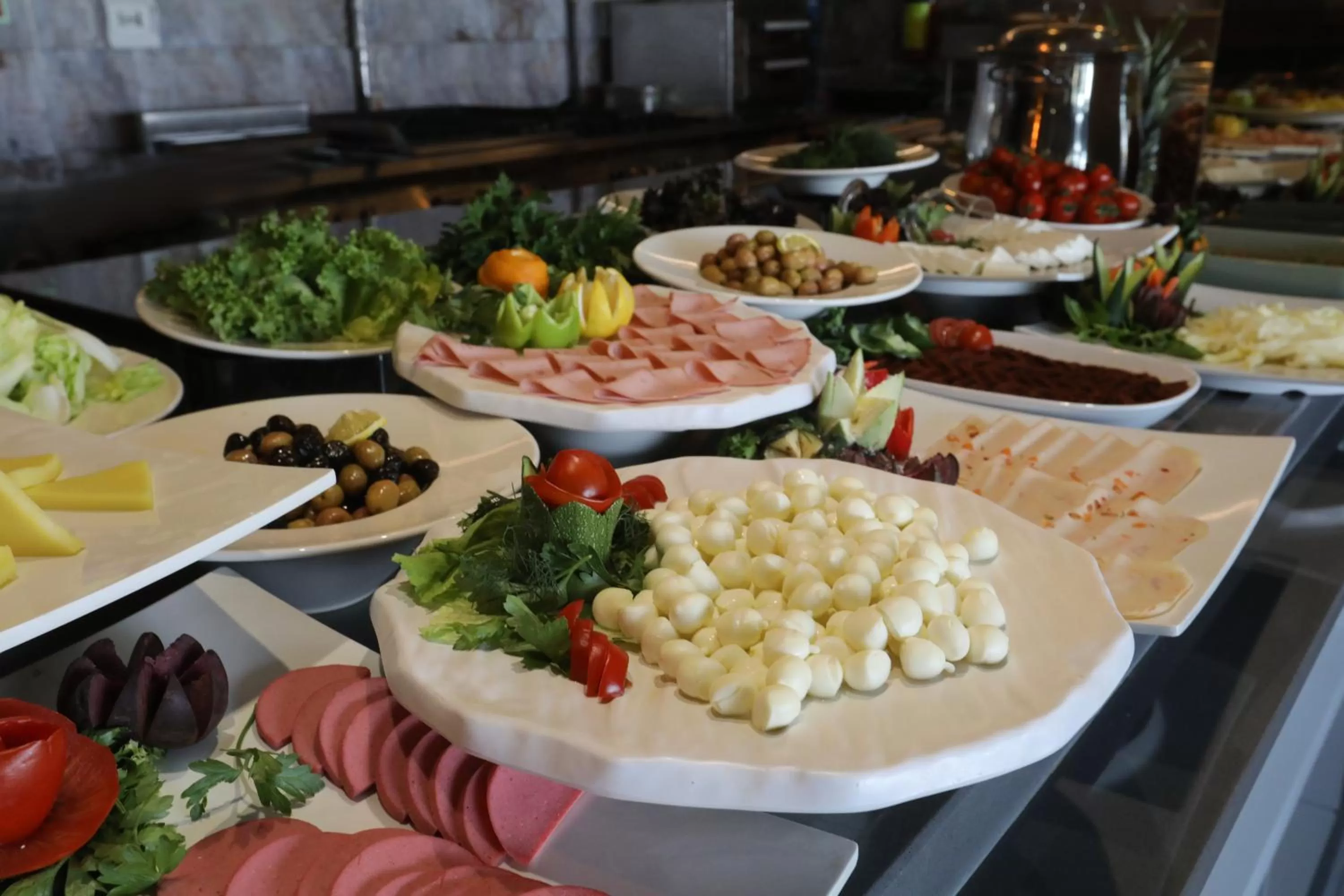 Buffet breakfast in Skalion Hotel