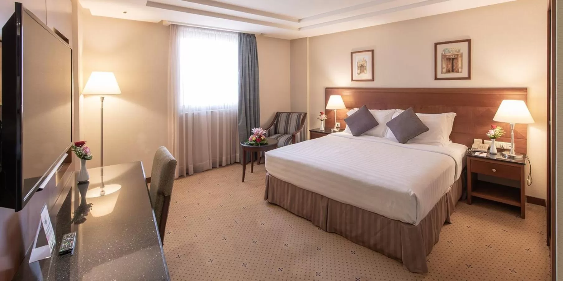 Photo of the whole room, Bed in Crowne Plaza Riyadh Palace by IHG