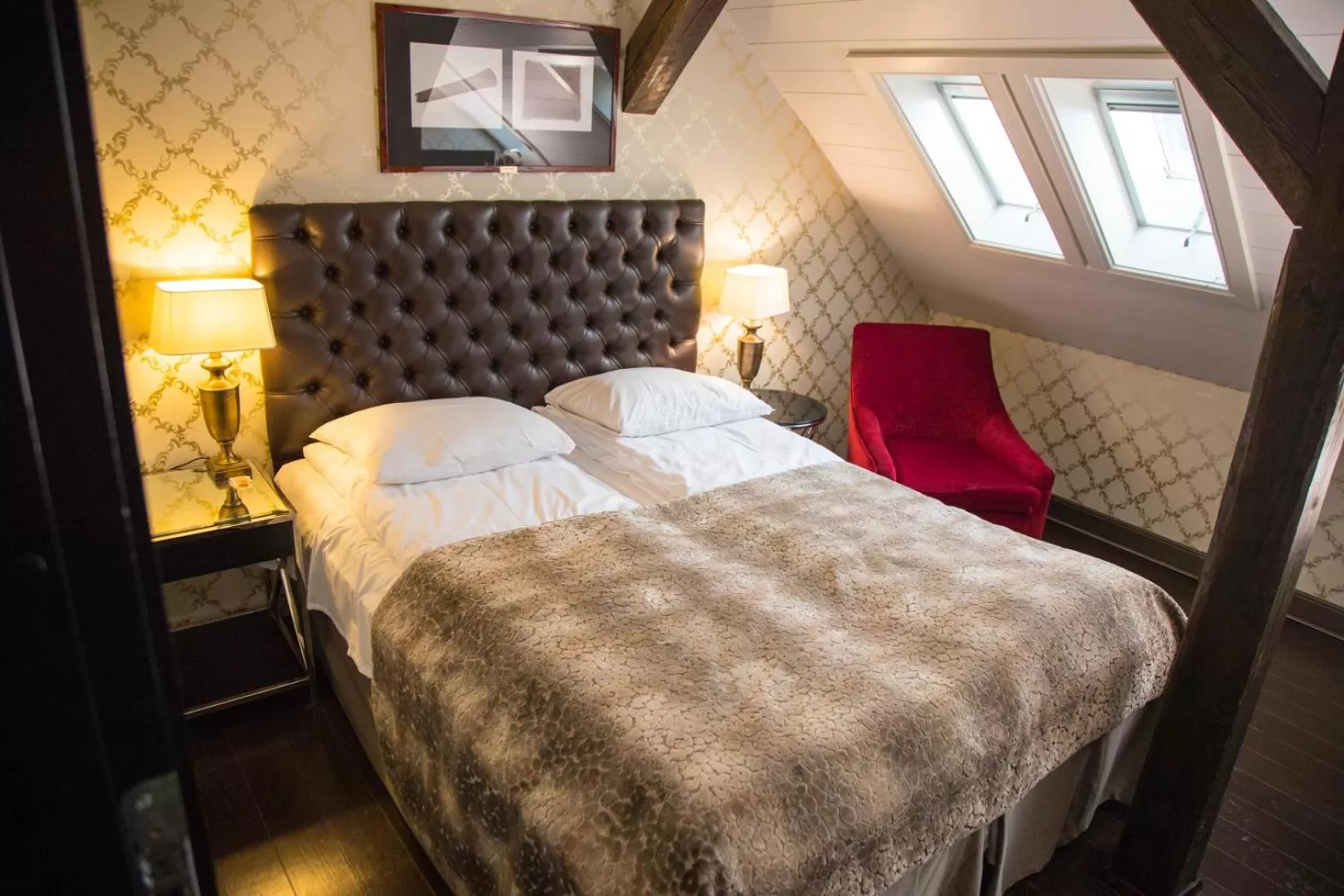 Bed in Det Hanseatiske Hotel