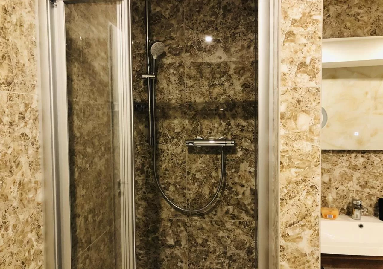 Shower in Elbgalerie Hotel