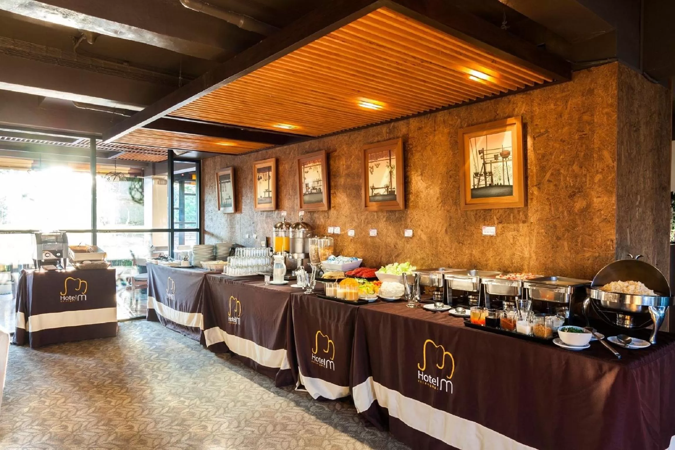 American breakfast in Hotel M Chiang Mai