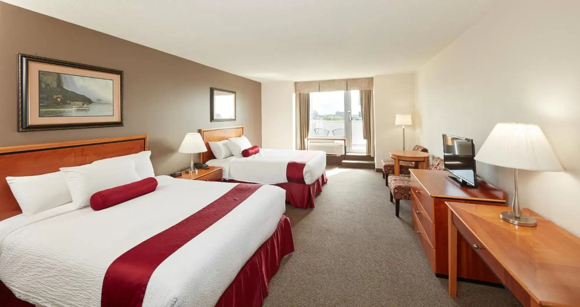 Two Queen Balcony with Fireworks view in The Falls Hotel & Inn Two Queen Balcony with Fireworks view in The Falls Hotel & Inn