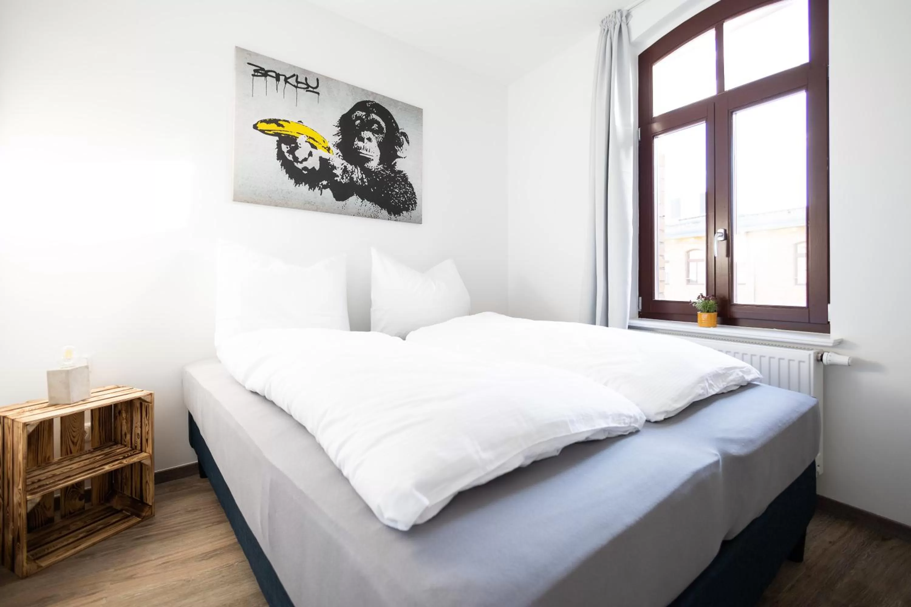 Bed in Apartments am Neuen Theater - Altstadt - Zentral - Küche - Wifi - Powered by Ko-Living