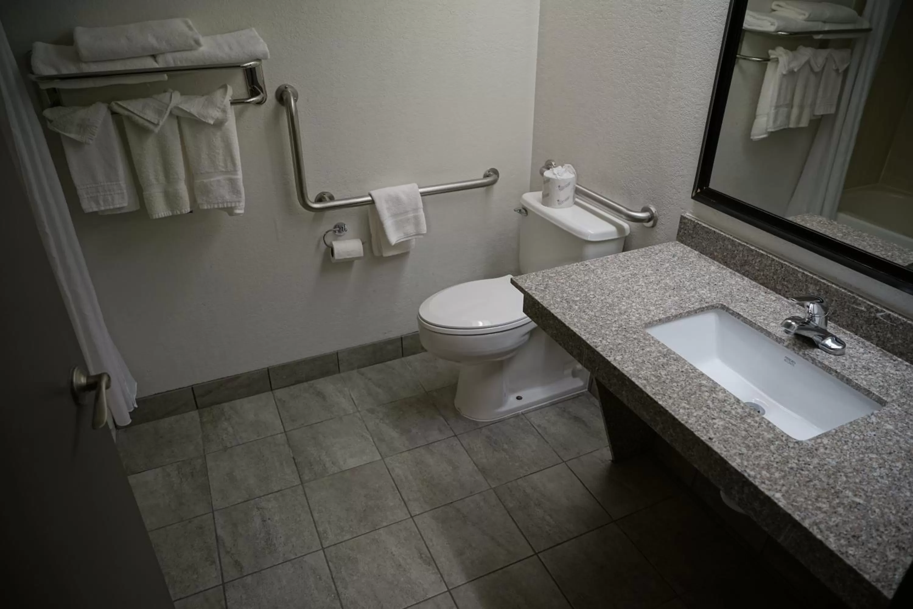 Bathroom in Baymont by Wyndham Shakopee