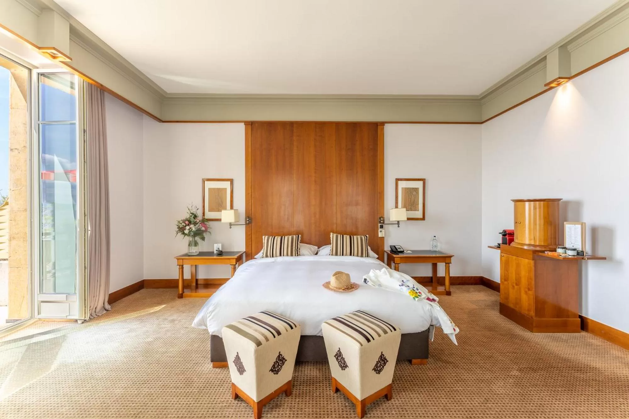 Bed in Beau Rivage Hotel