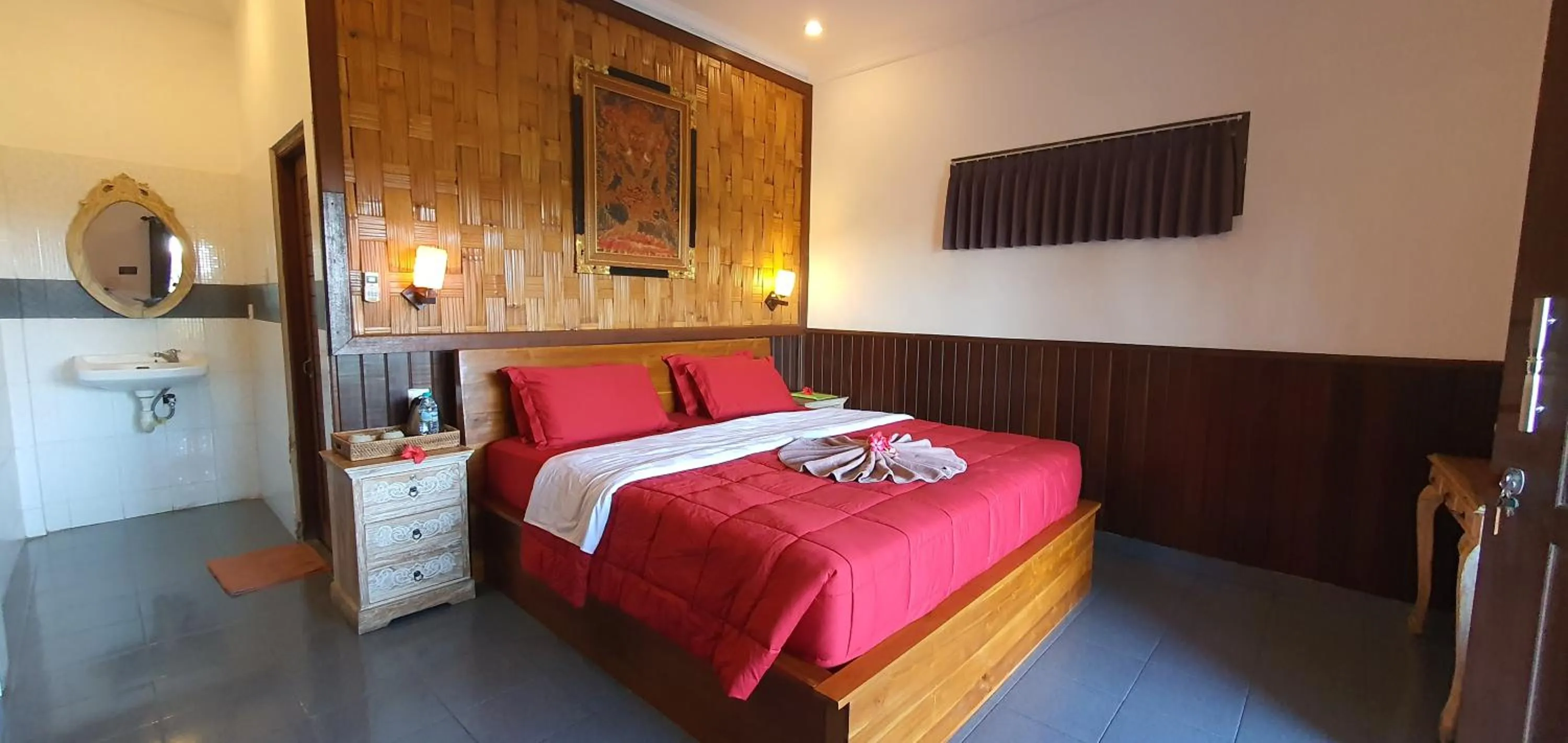 Bedroom, Bed in Kun - Kun Guest House Ubud