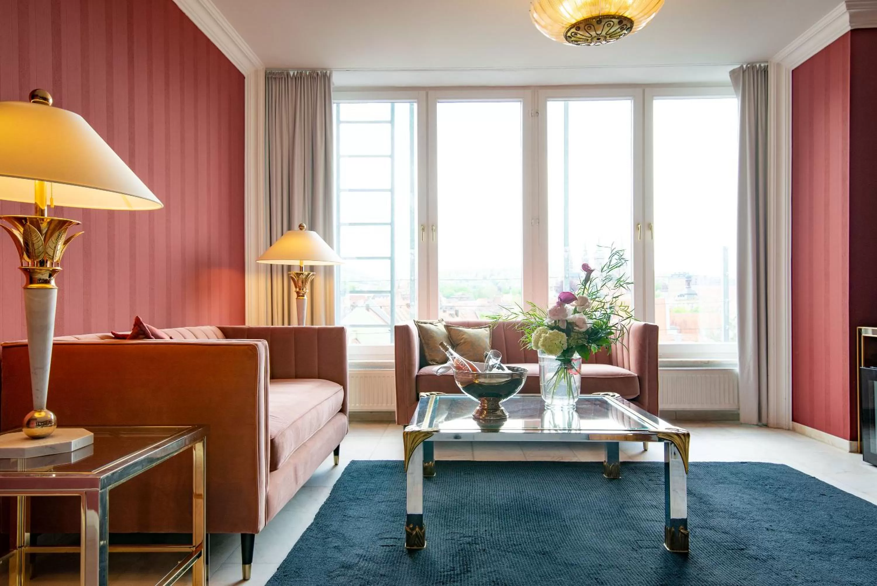 Living room in Hotel Bamberger Hof Bellevue