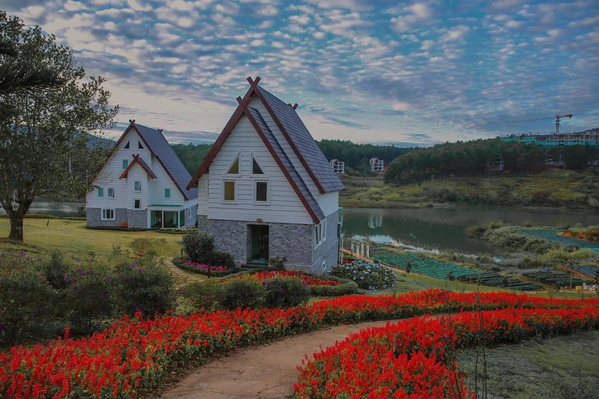 Property building in Dalat Wonder Resort