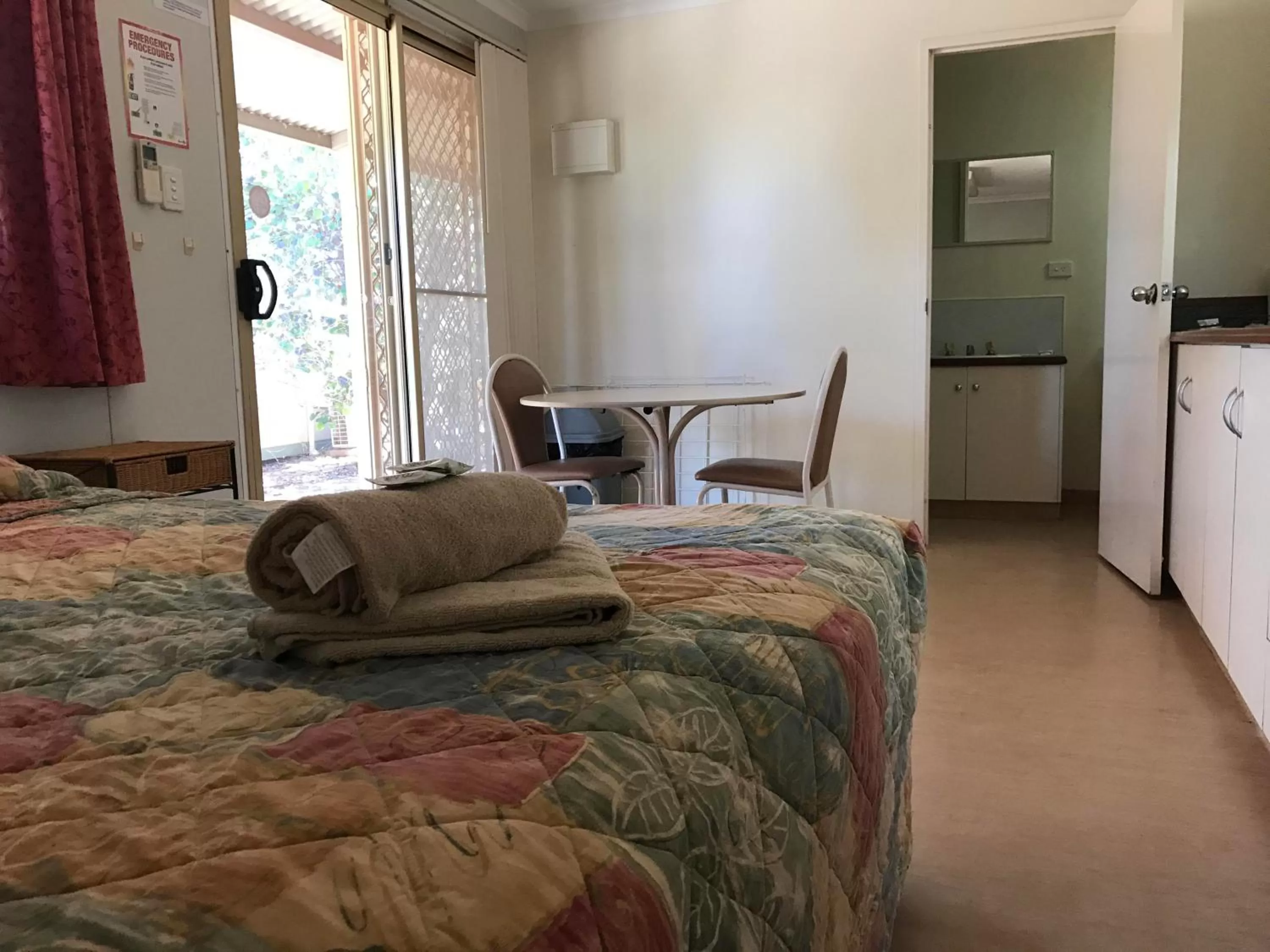 Bed in AAOK Karratha Caravan Park