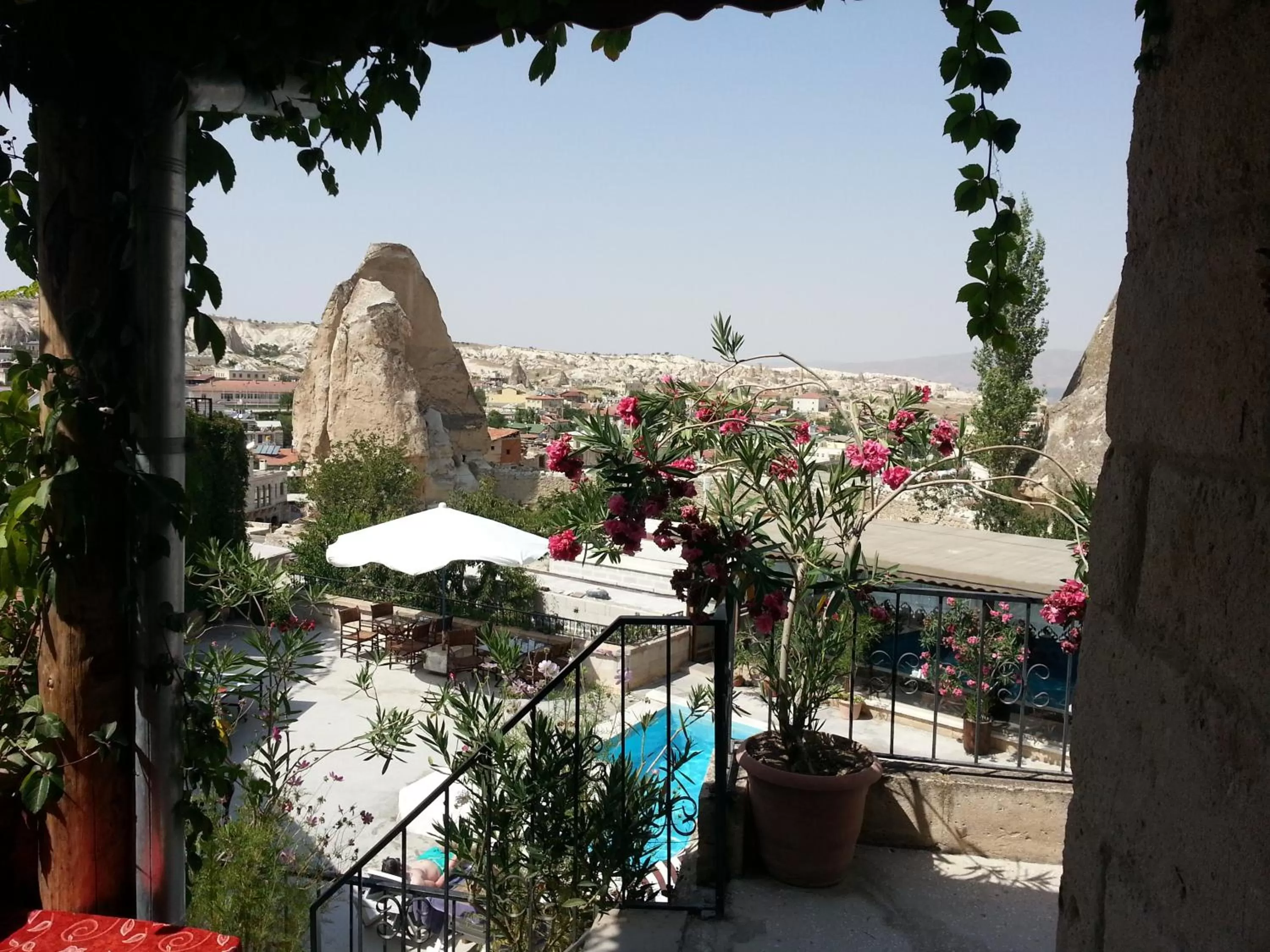 Patio in Local Cave House