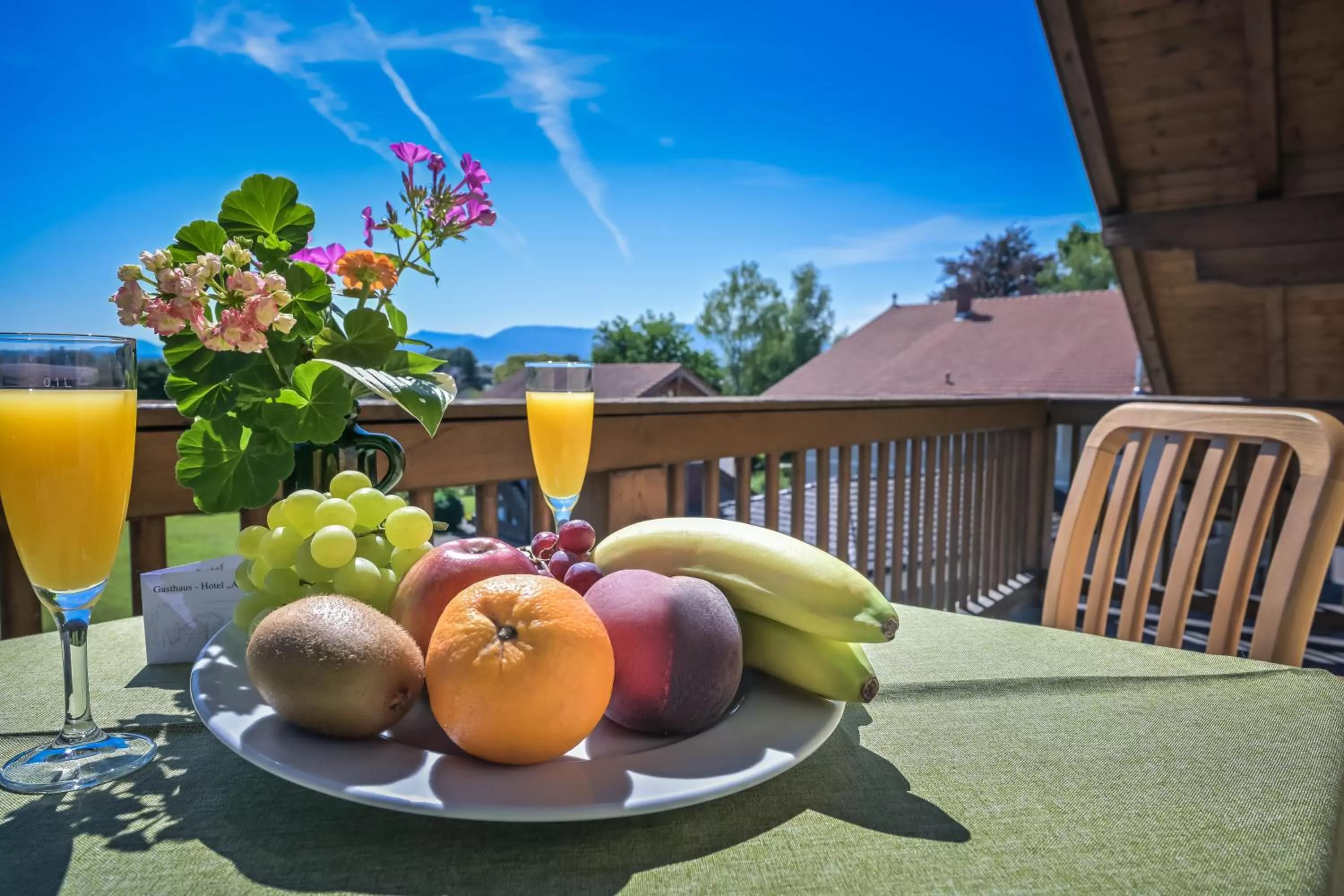 Balcony/Terrace in Gasthaus - Hotel Alt Fürstätt