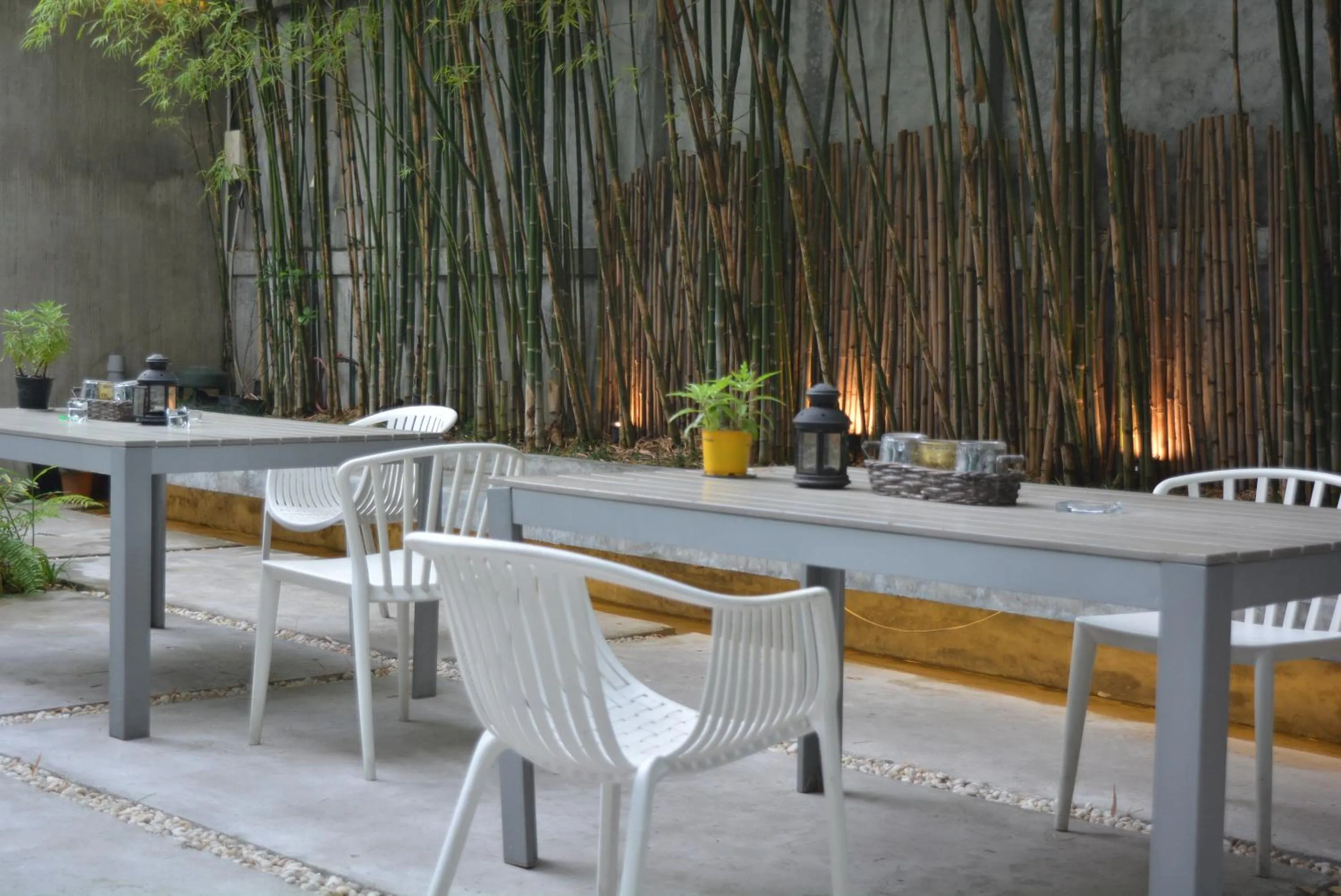 Dining area in Rezt Bangkok