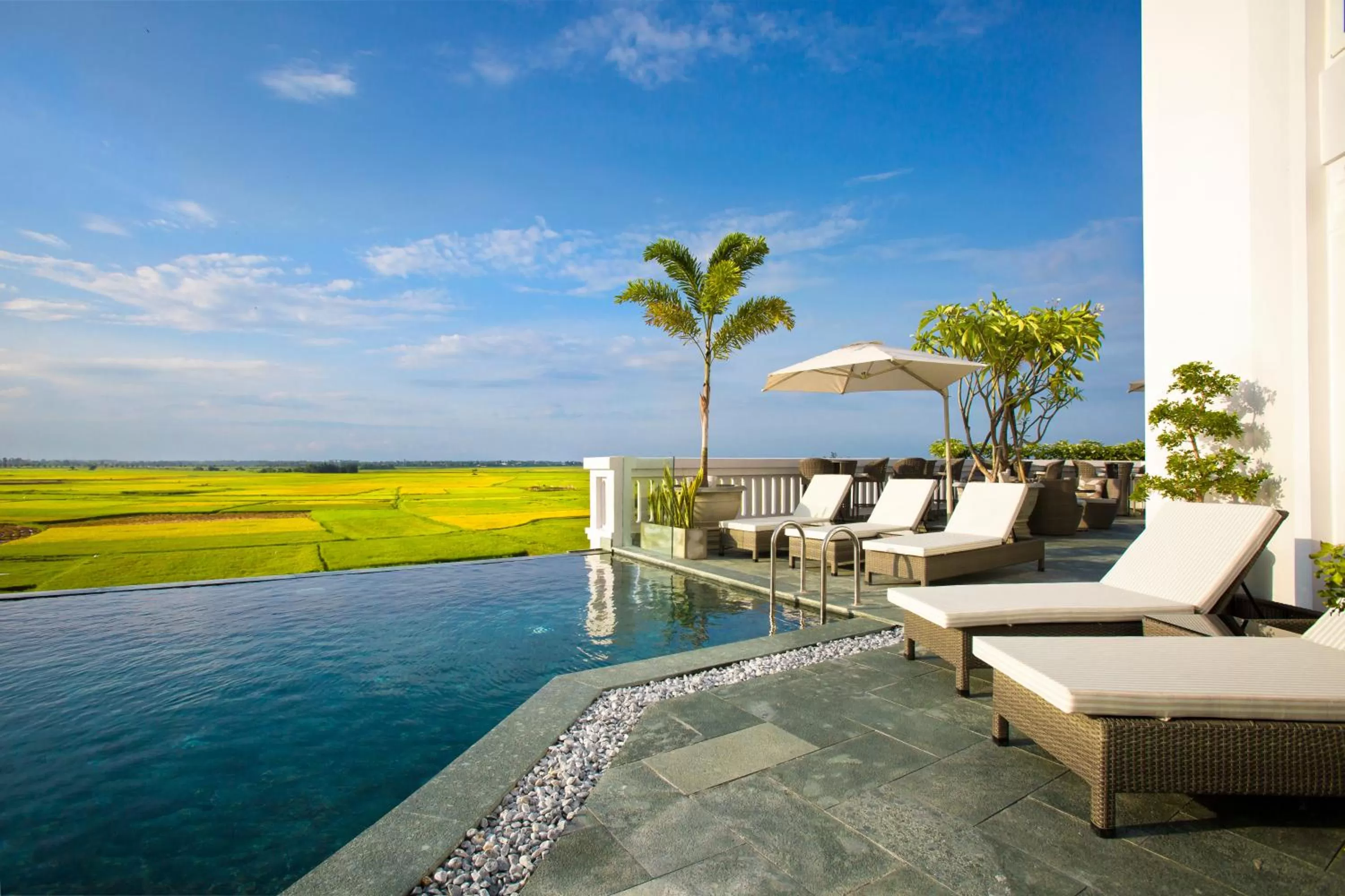 Swimming pool in Lasenta Boutique Hotel Hoian
