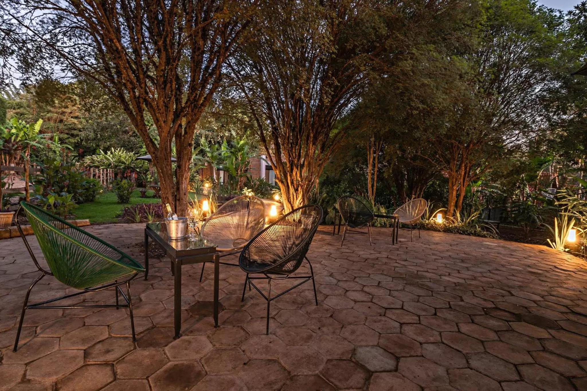 Patio in Suítes no Quintal