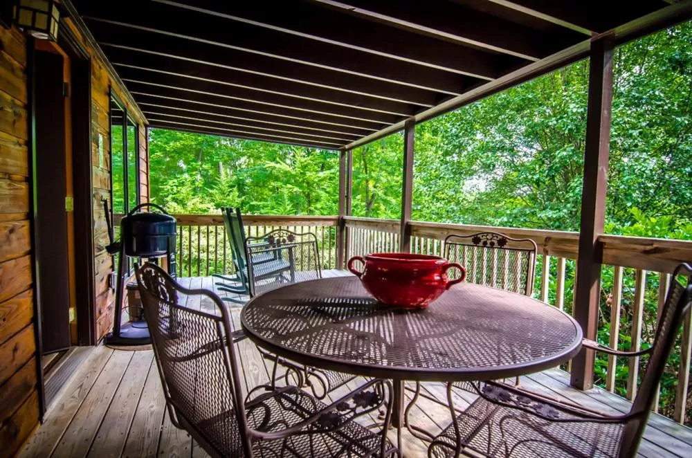 BBQ facilities in Asheville Cabins of Willow Winds