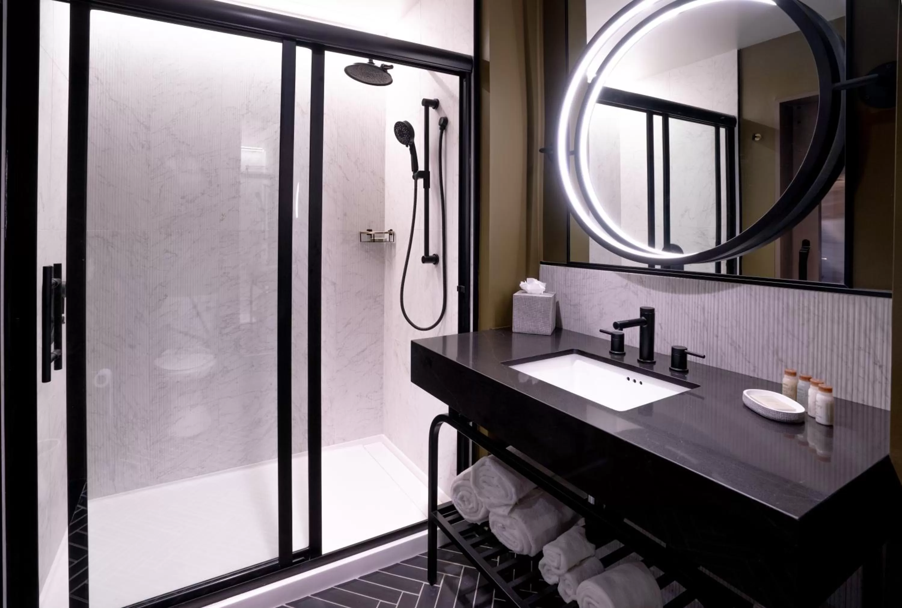 Bathroom in Hotel Indigo - Columbus at Riverfront Place by IHG