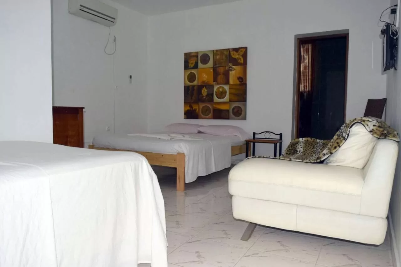 Bed in Hotel Miramar Fogo Brava