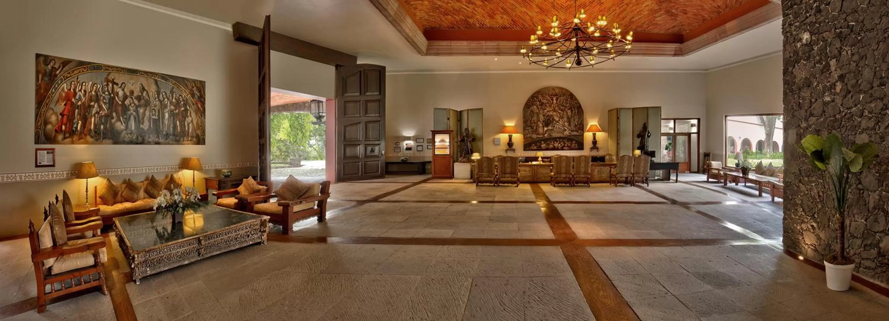 Lobby or reception, Bed in Hacienda Jurica by Brisas