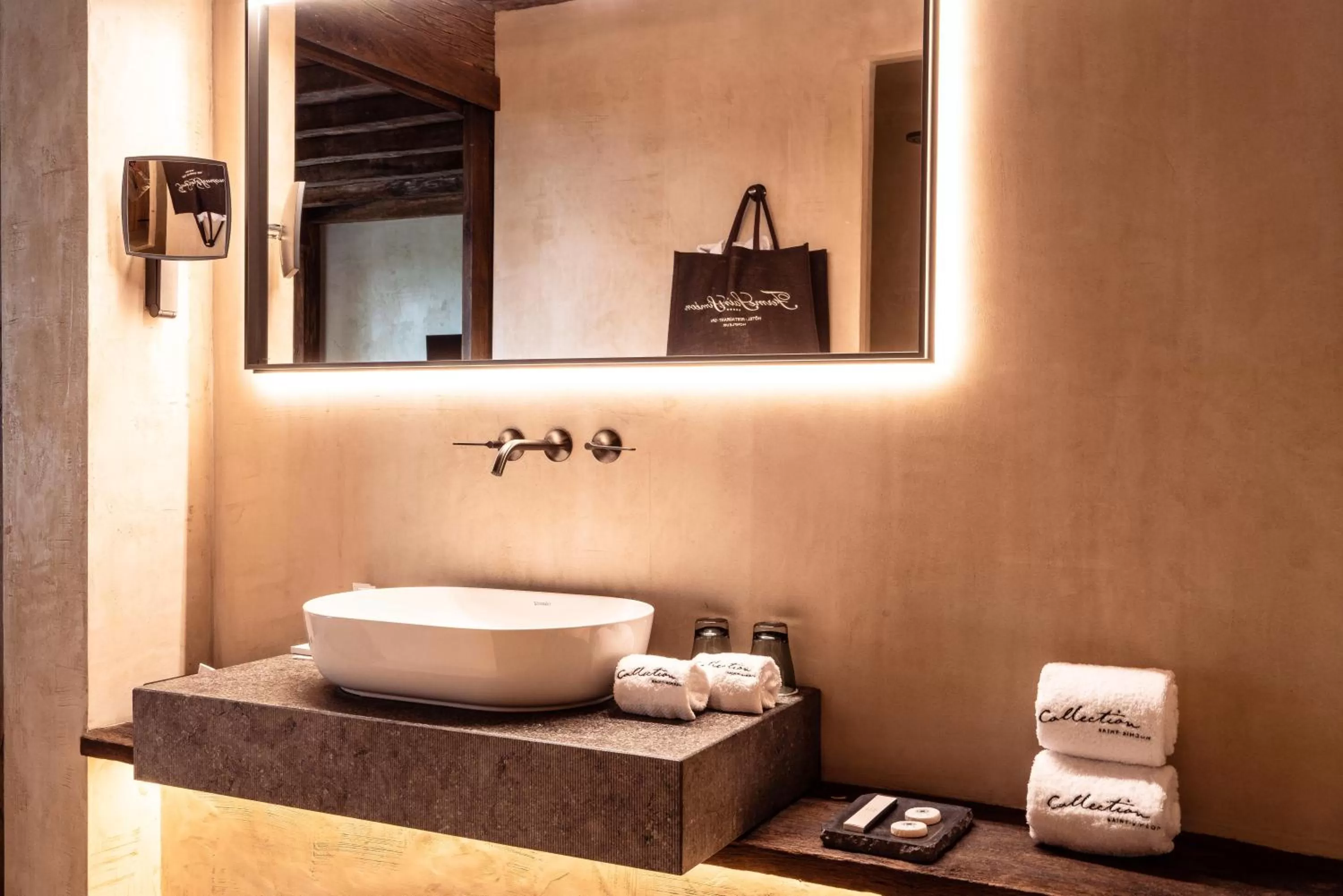 Bathroom in La Ferme Saint Simeon Hotel & Spa - Relais & Chateaux