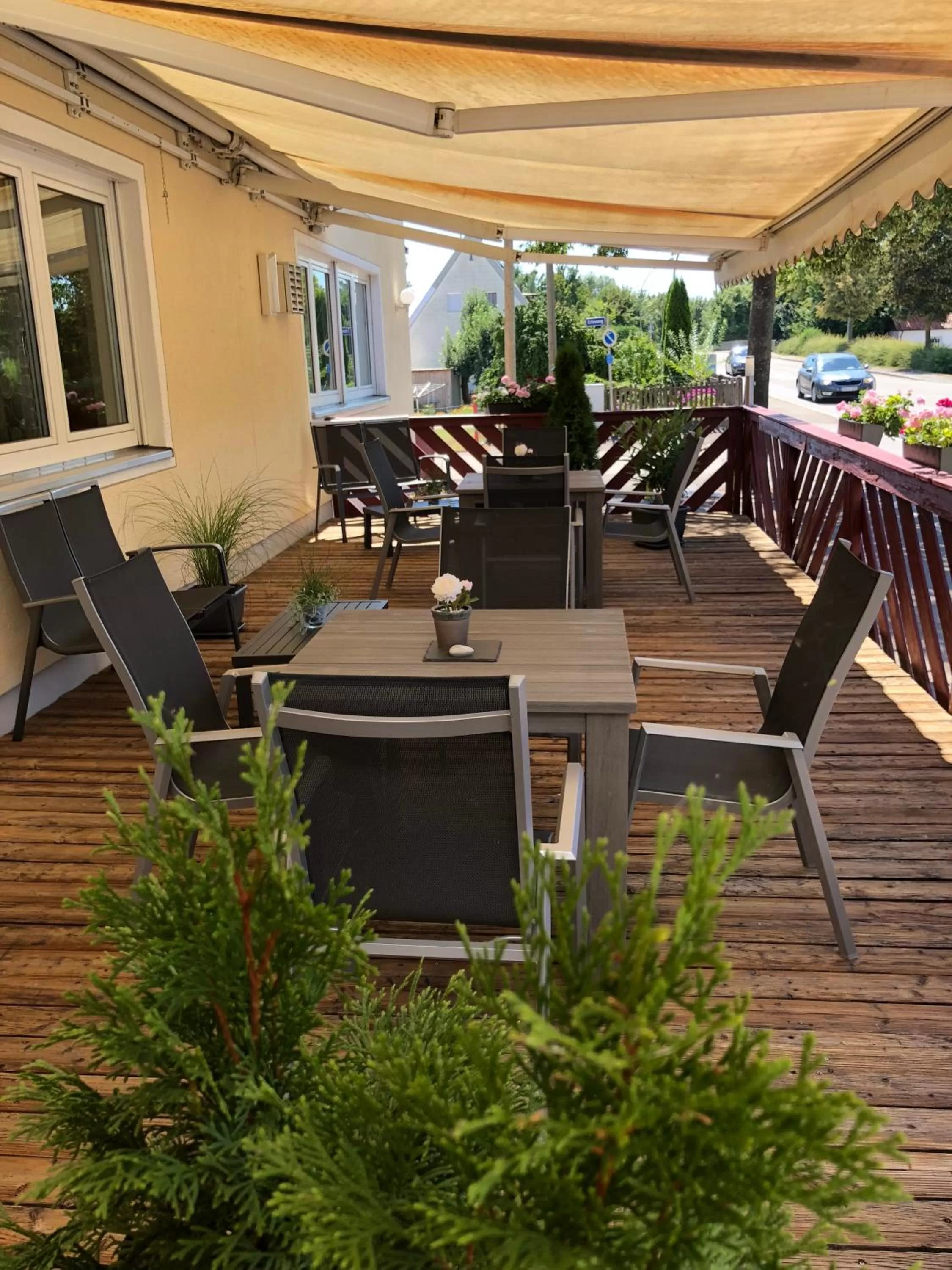 Balcony/Terrace in Hotel Donau