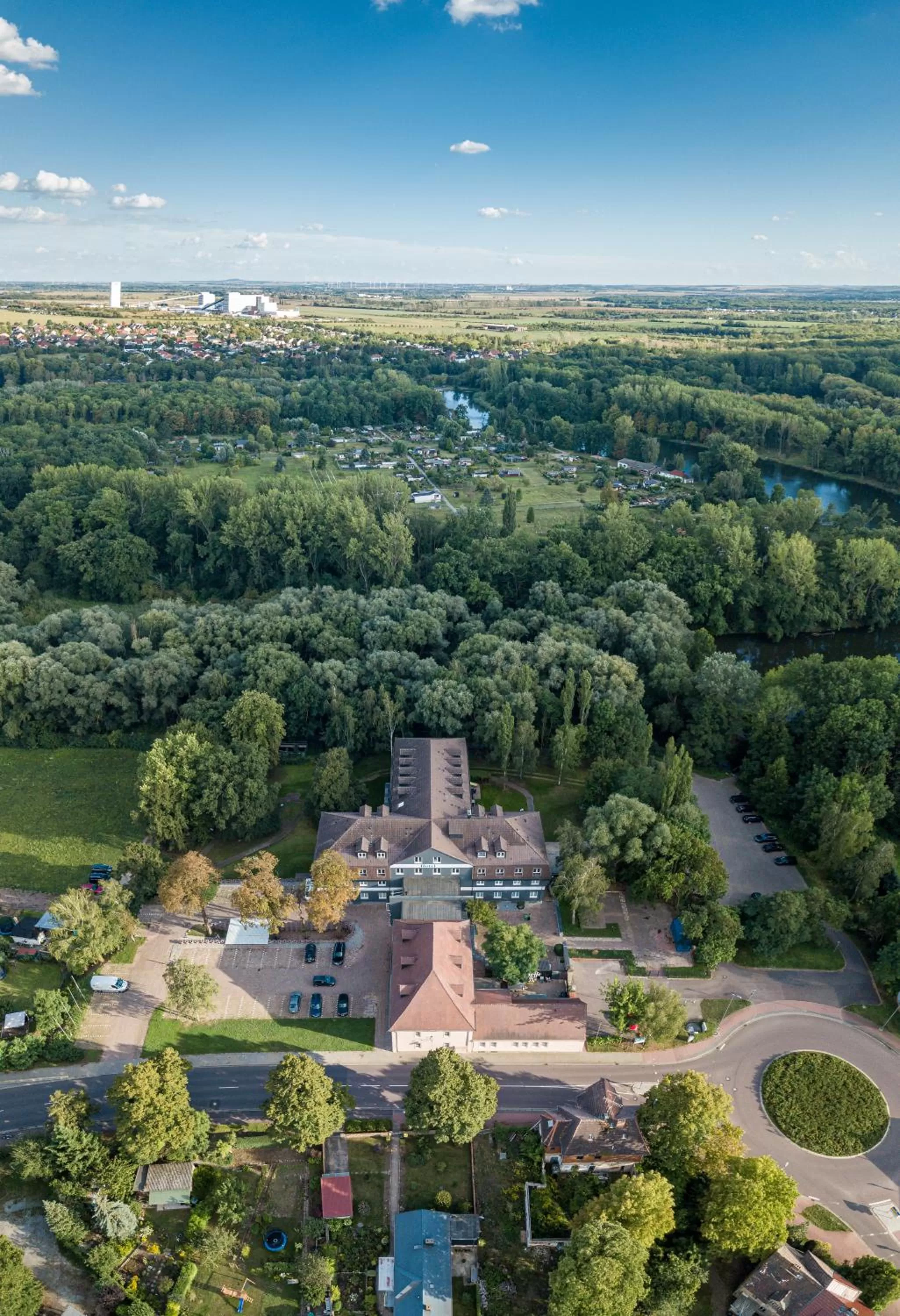 Bird's eye view in SL'otel im Parforcehaus